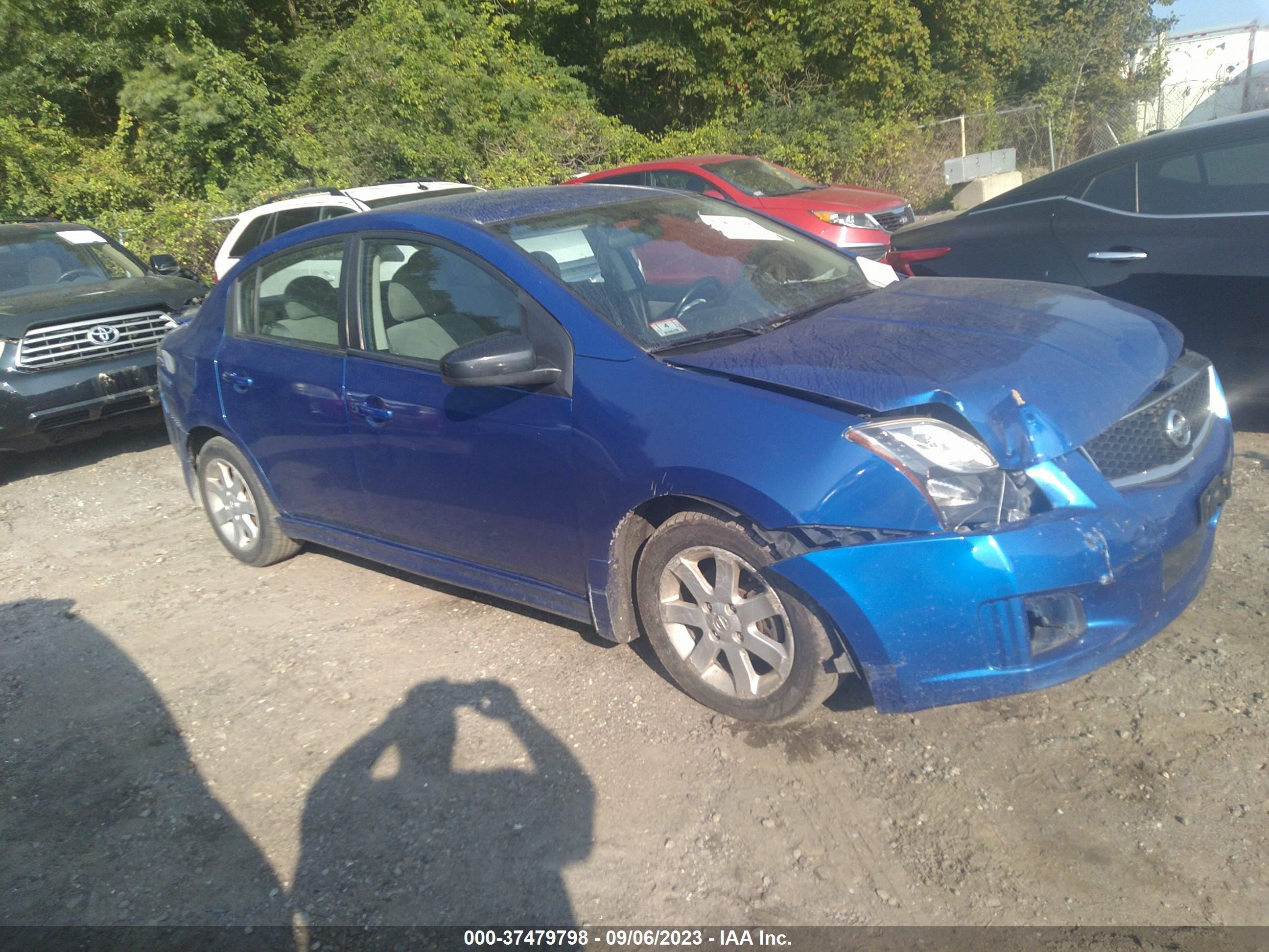 NISSAN SENTRA 2012 3n1ab6apxcl706433