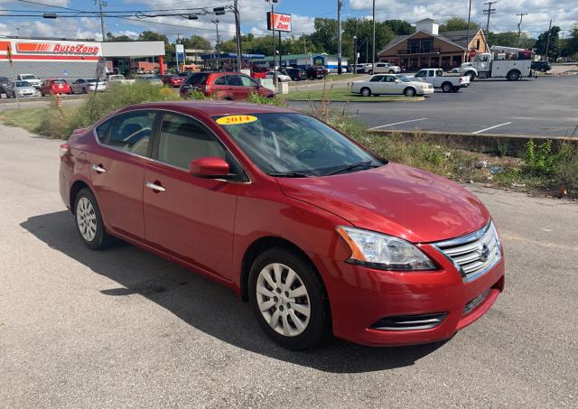 NISSAN SENTRA S 2014 3n1ab7ap0ey323001