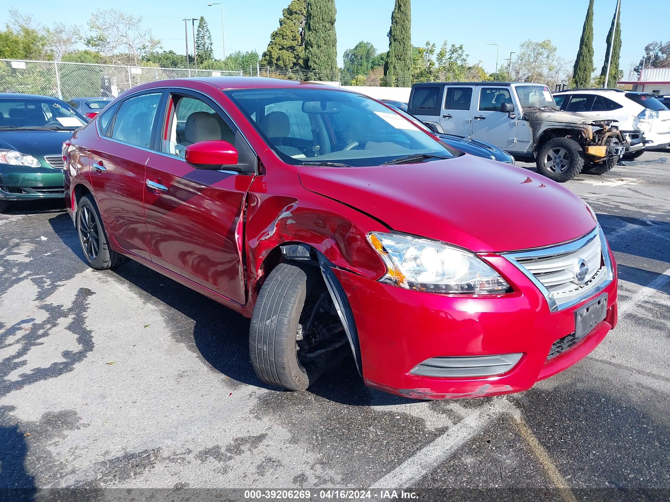 NISSAN SENTRA 2014 3n1ab7ap0ey327209