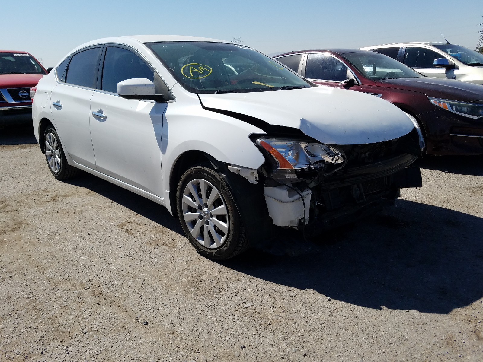 NISSAN SENTRA S 2015 3n1ab7ap0fy332282