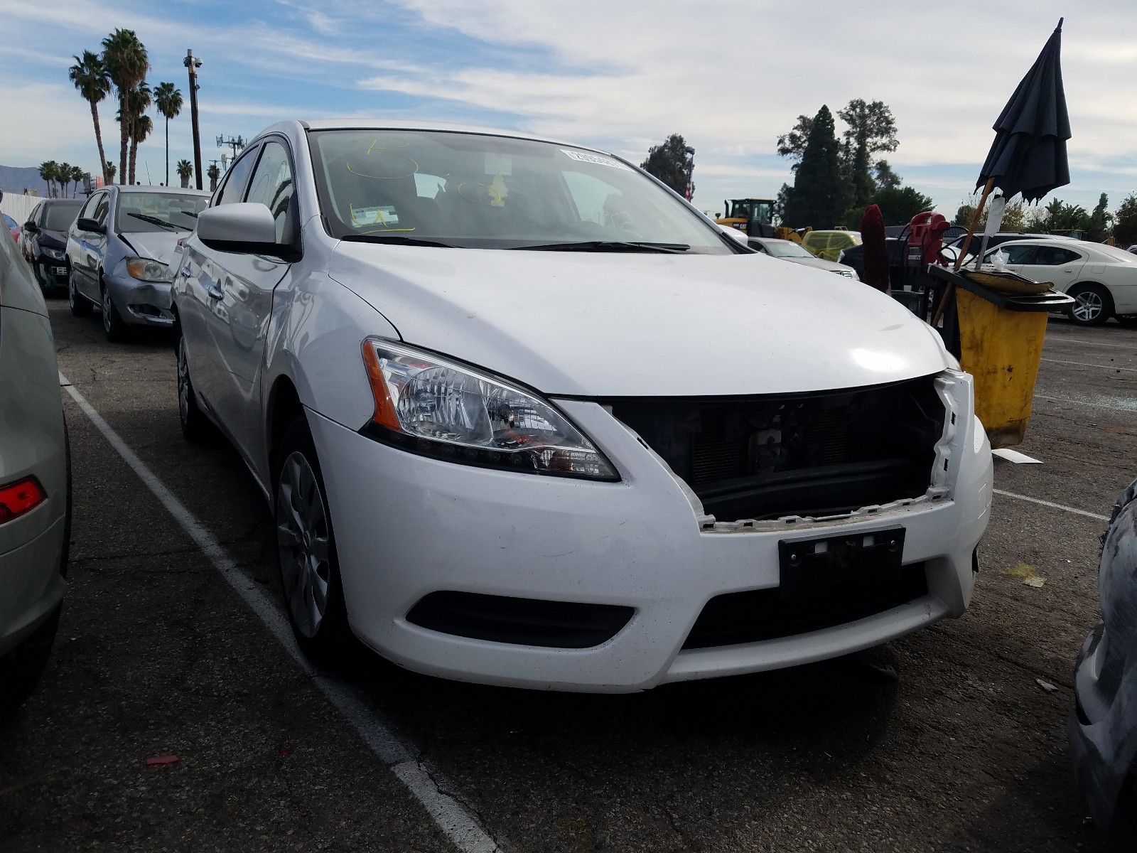 NISSAN SENTRA S 2015 3n1ab7ap0fy348594