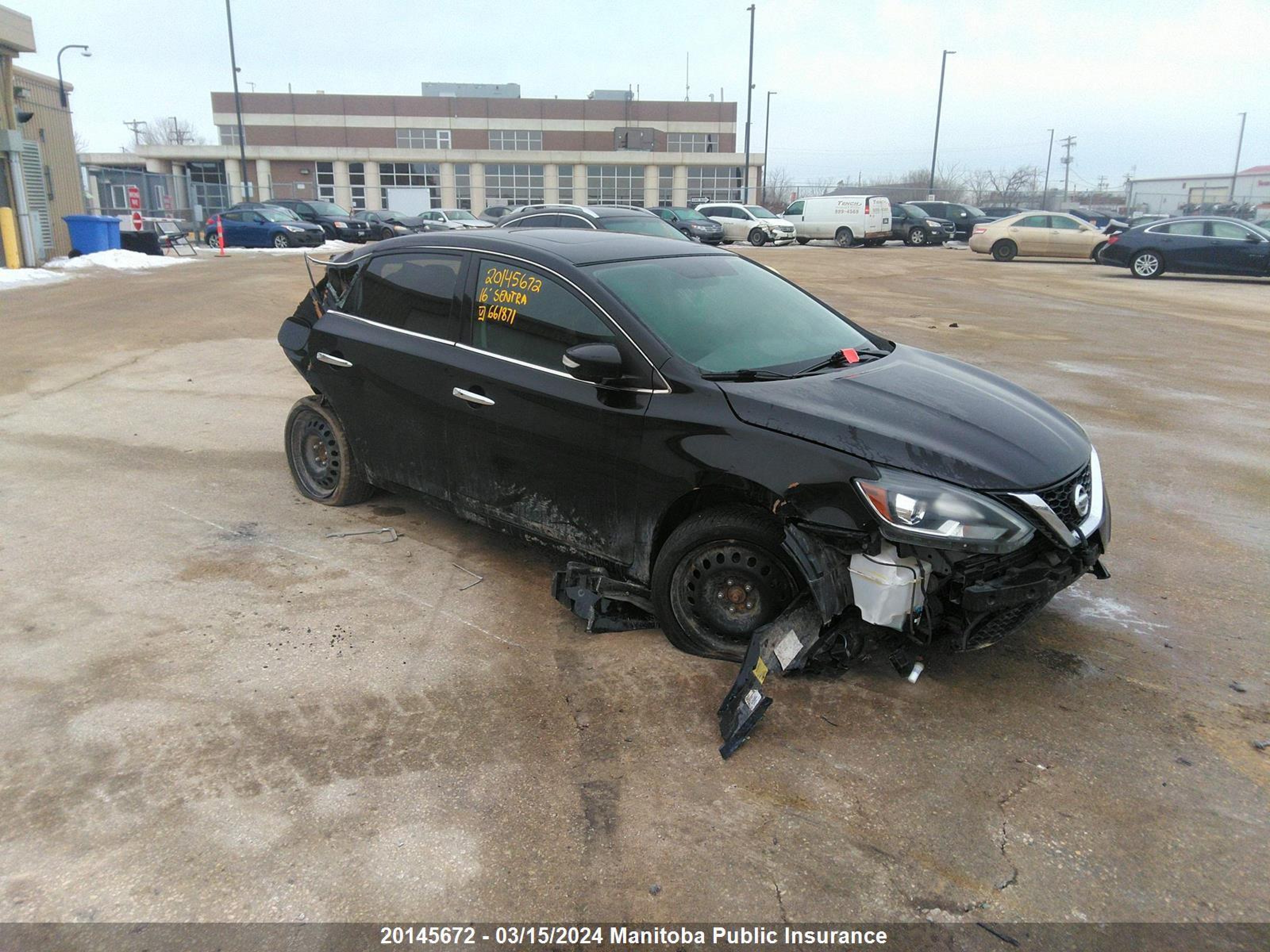 NISSAN SENTRA 2016 3n1ab7ap0gl661871