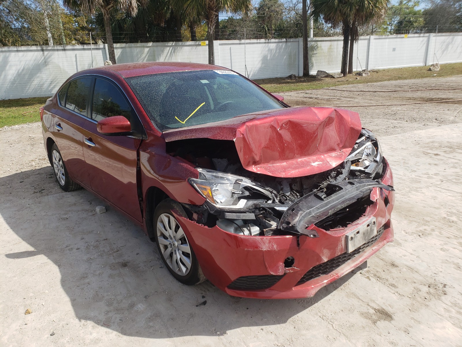 NISSAN SENTRA S 2016 3n1ab7ap0gl677665