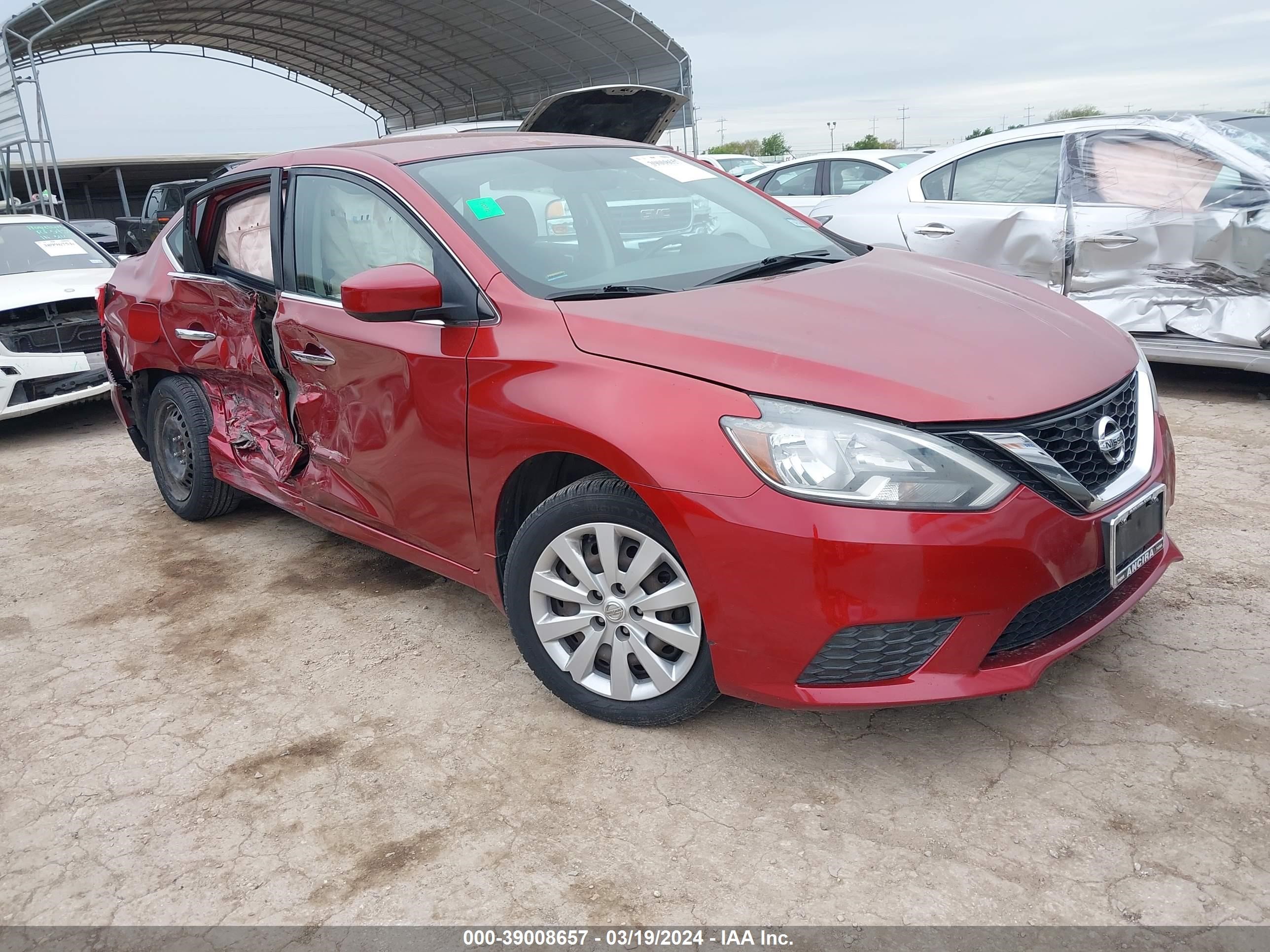 NISSAN SENTRA 2016 3n1ab7ap0gy288270