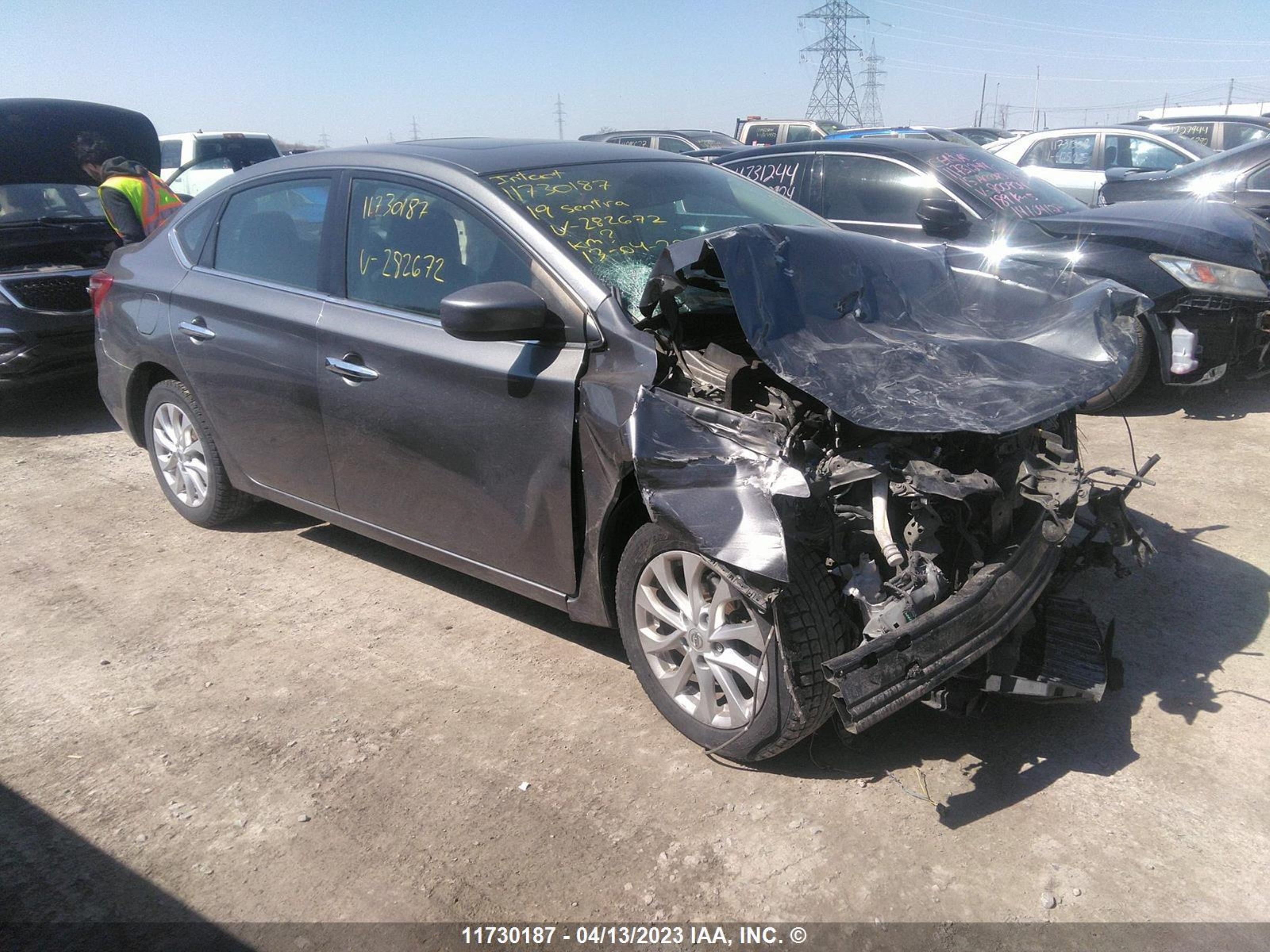 NISSAN SENTRA 2019 3n1ab7ap0ky282672