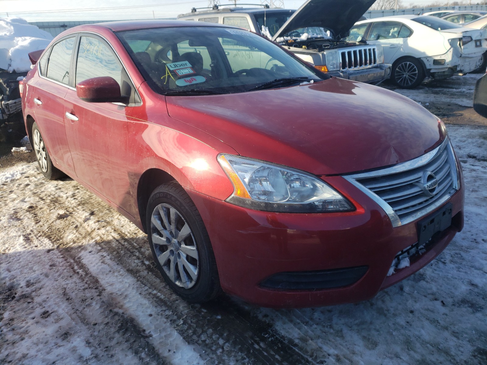 NISSAN SENTRA S 2014 3n1ab7ap1ey232982