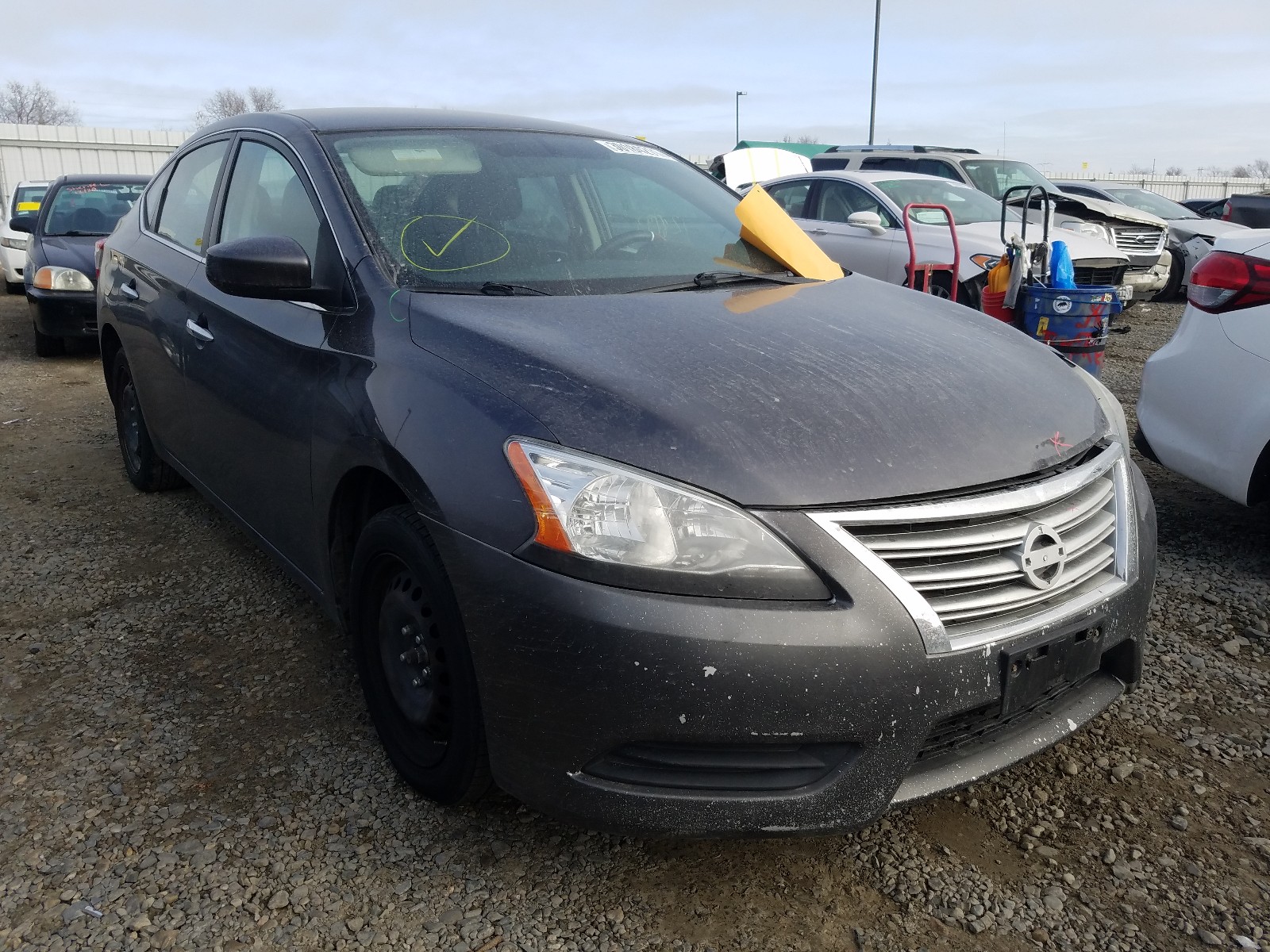 NISSAN SENTRA S 2015 3n1ab7ap1fy242154