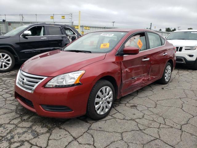 NISSAN SENTRA S 2015 3n1ab7ap1fy258547