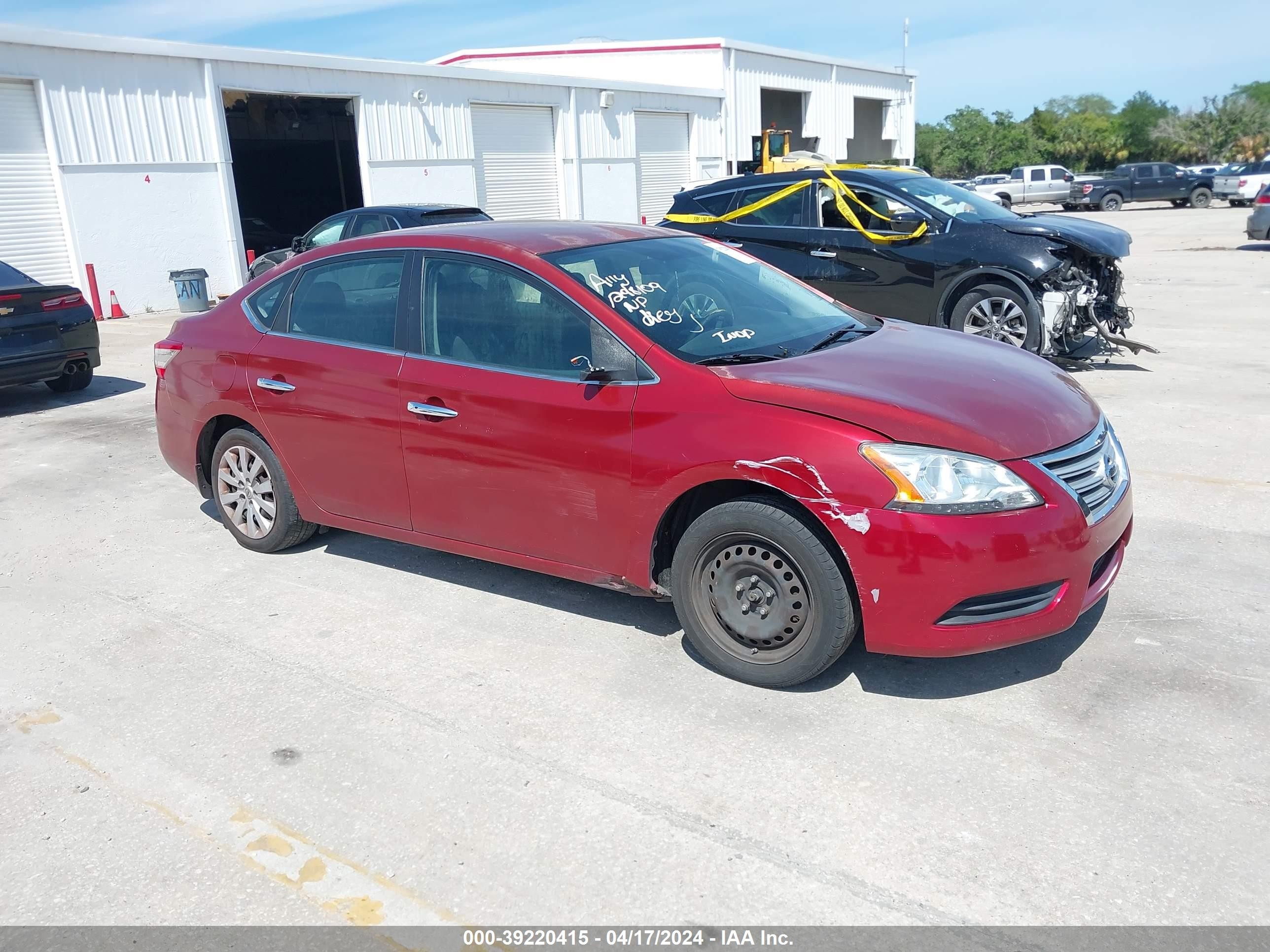 NISSAN SENTRA 2015 3n1ab7ap1fy298109