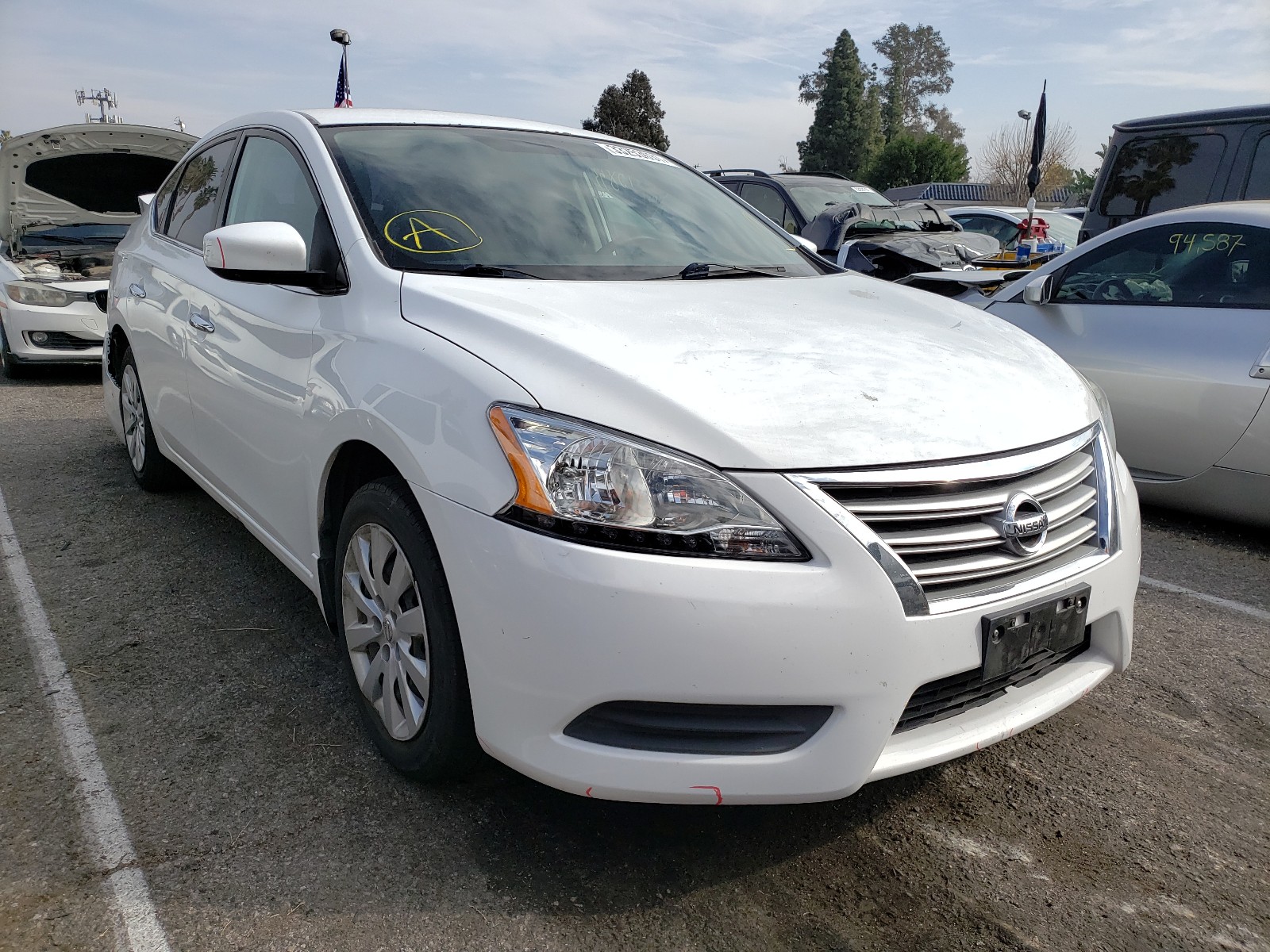 NISSAN SENTRA S 2015 3n1ab7ap1fy371320