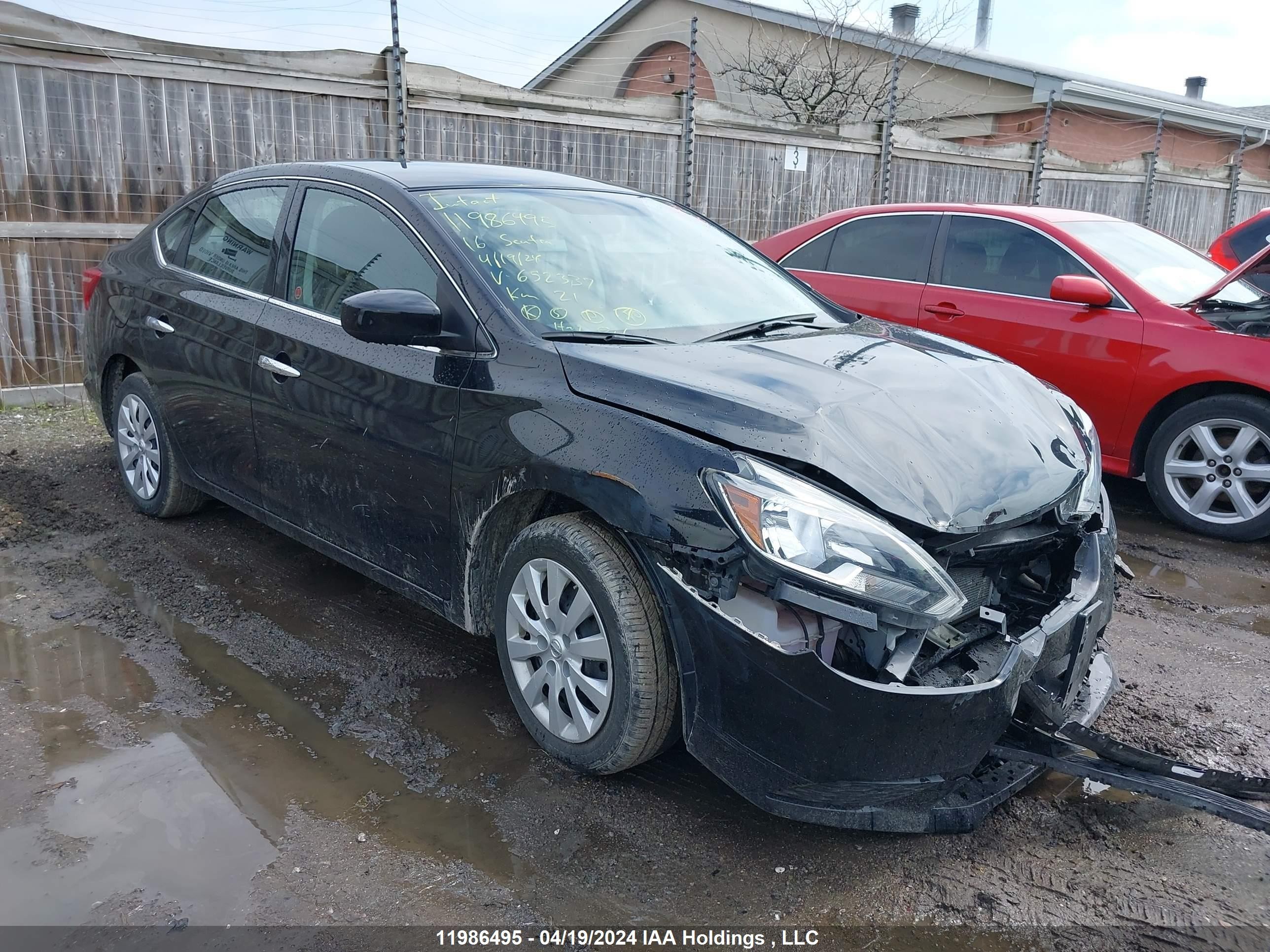 NISSAN SENTRA 2016 3n1ab7ap1gl652337