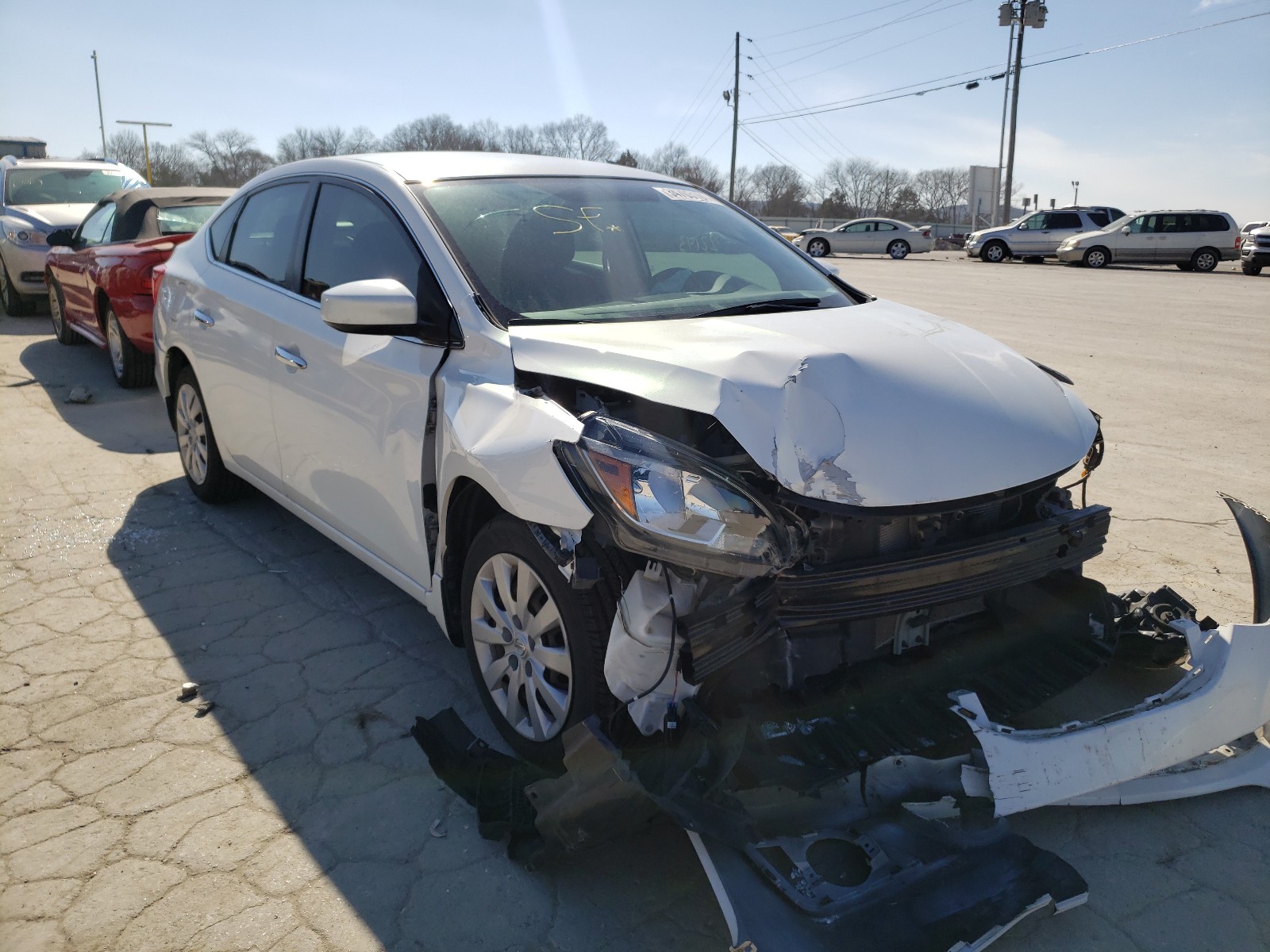 NISSAN SENTRA S 2017 3n1ab7ap1hl645776