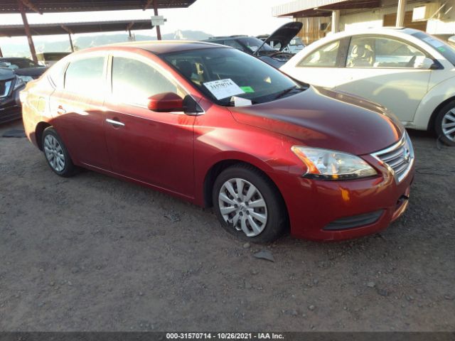 NISSAN SENTRA 2014 3n1ab7ap2el628500