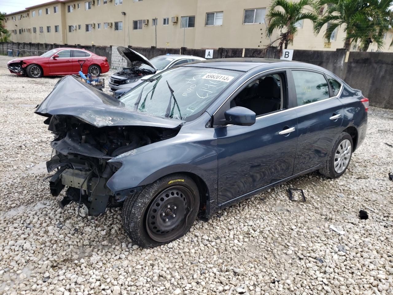 NISSAN SENTRA 2014 3n1ab7ap2el666146