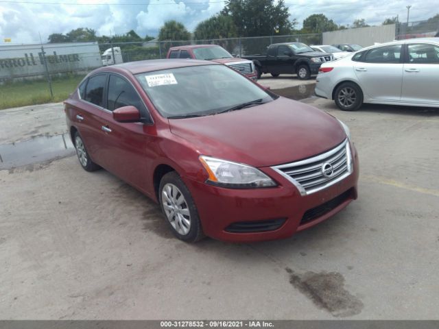 NISSAN SENTRA 2015 3n1ab7ap2fy273509