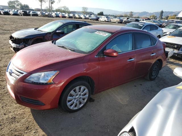 NISSAN SENTRA S 2015 3n1ab7ap2fy286356