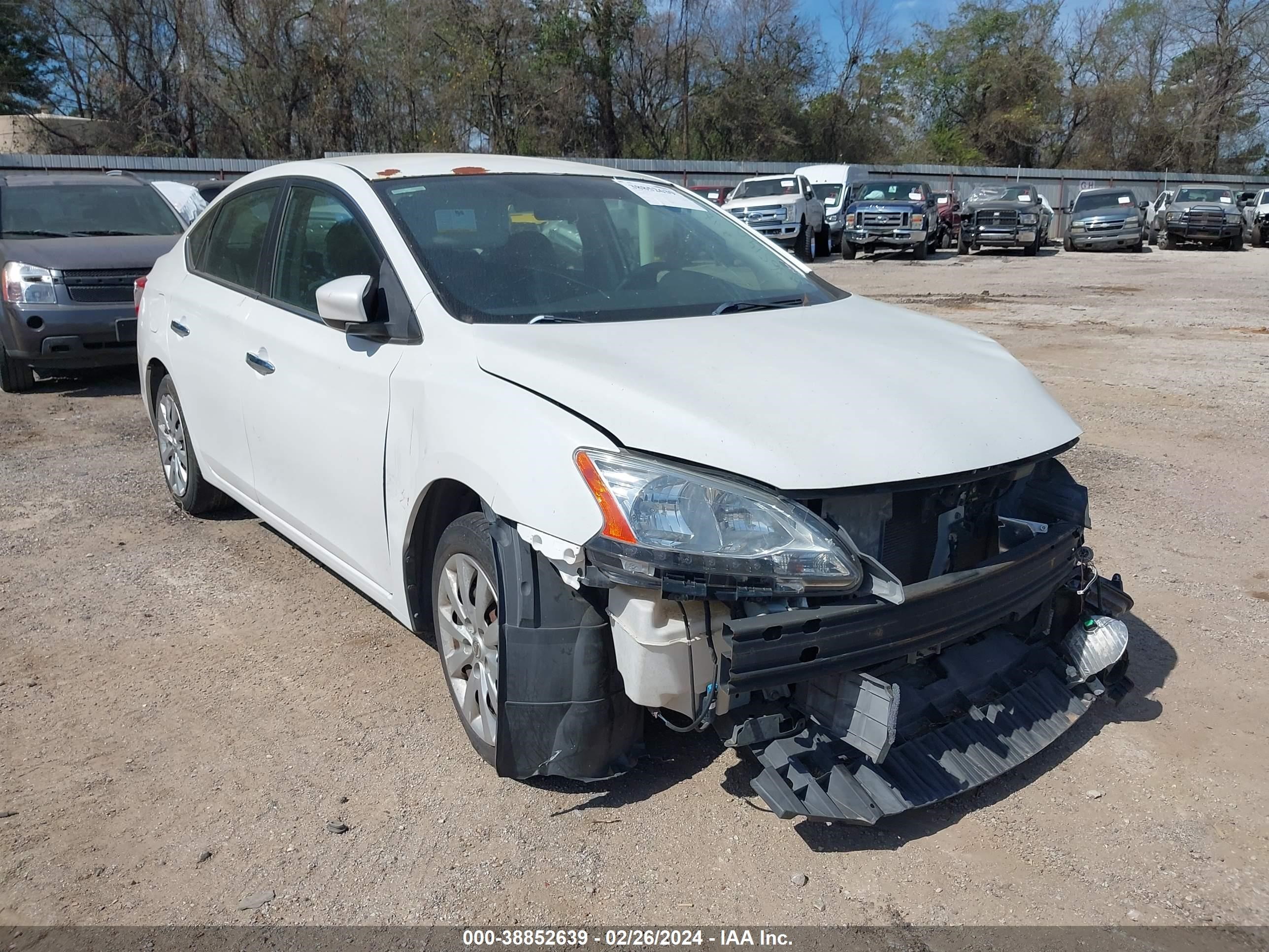 NISSAN SENTRA 2015 3n1ab7ap2fy365140