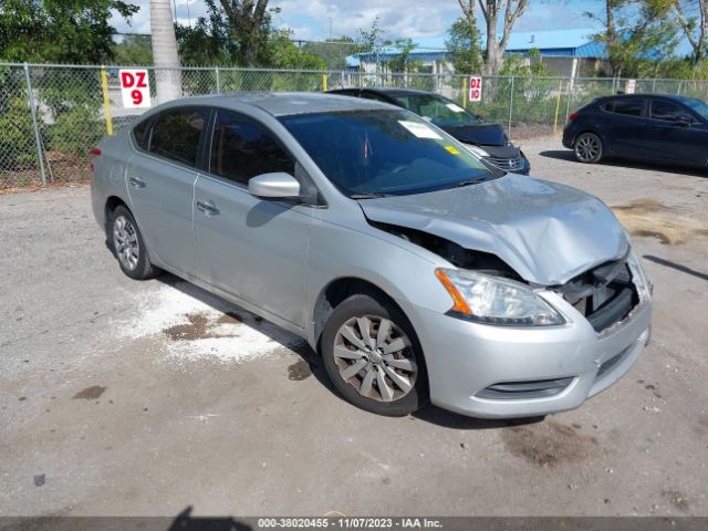 NISSAN SENTRA 2015 3n1ab7ap2fy365722