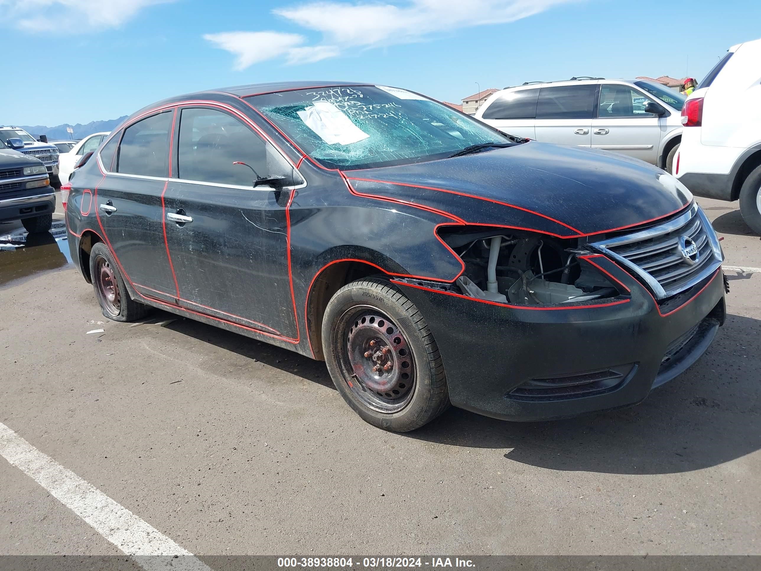 NISSAN SENTRA 2015 3n1ab7ap2fy375246