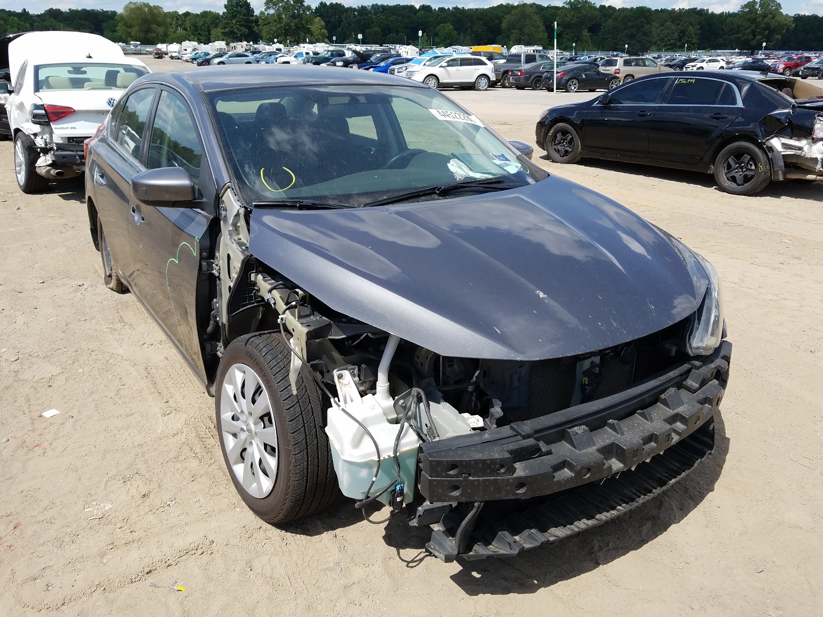 NISSAN SENTRA S 2016 3n1ab7ap2gl653366