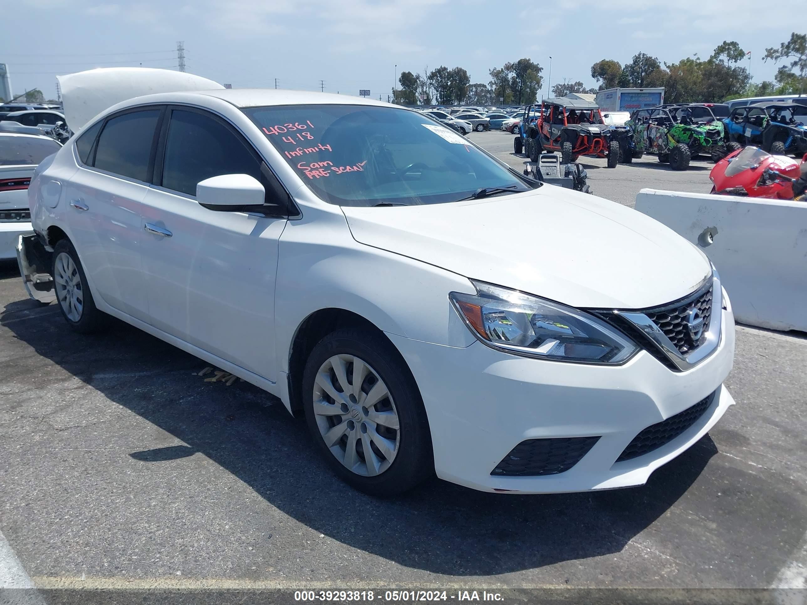 NISSAN SENTRA 2018 3n1ab7ap2jy332955