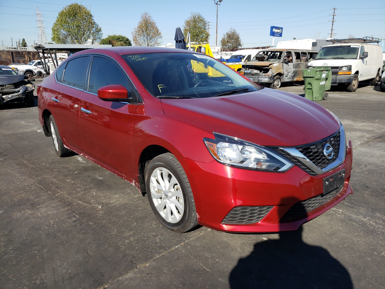 NISSAN SENTRA S 2019 3n1ab7ap2ky408644