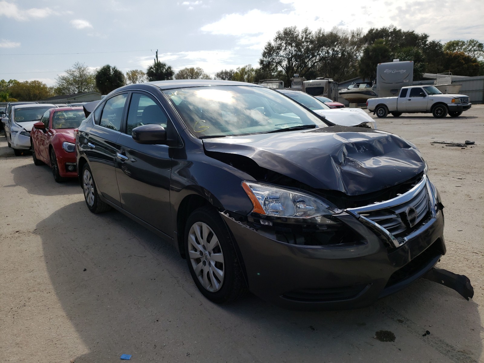 NISSAN SENTRA S 2014 3n1ab7ap3el695378