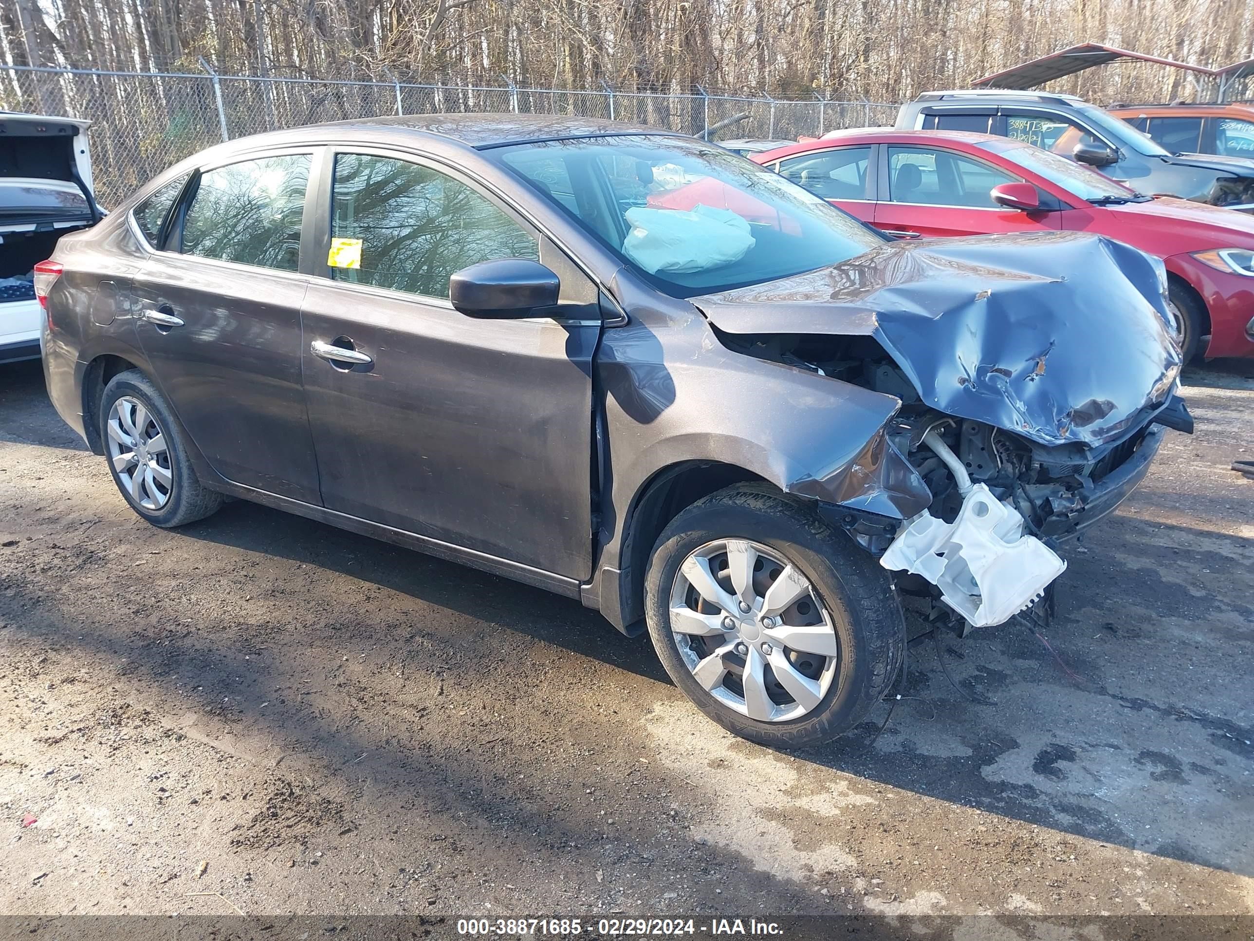 NISSAN SENTRA 2014 3n1ab7ap3ey291564