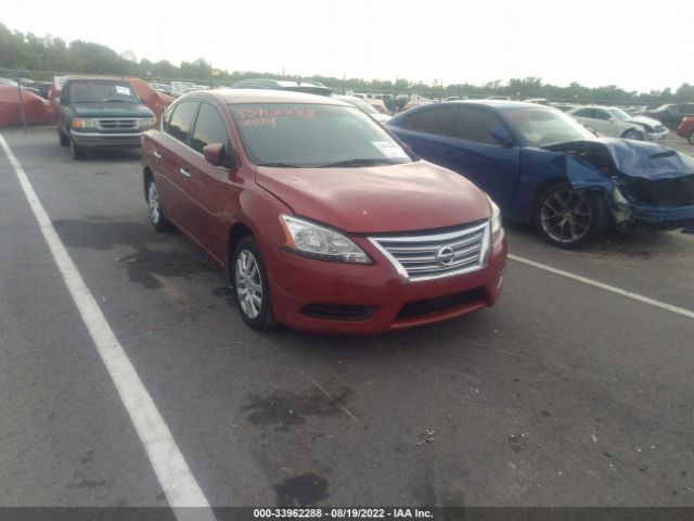 NISSAN SENTRA 2014 3n1ab7ap3ey307066