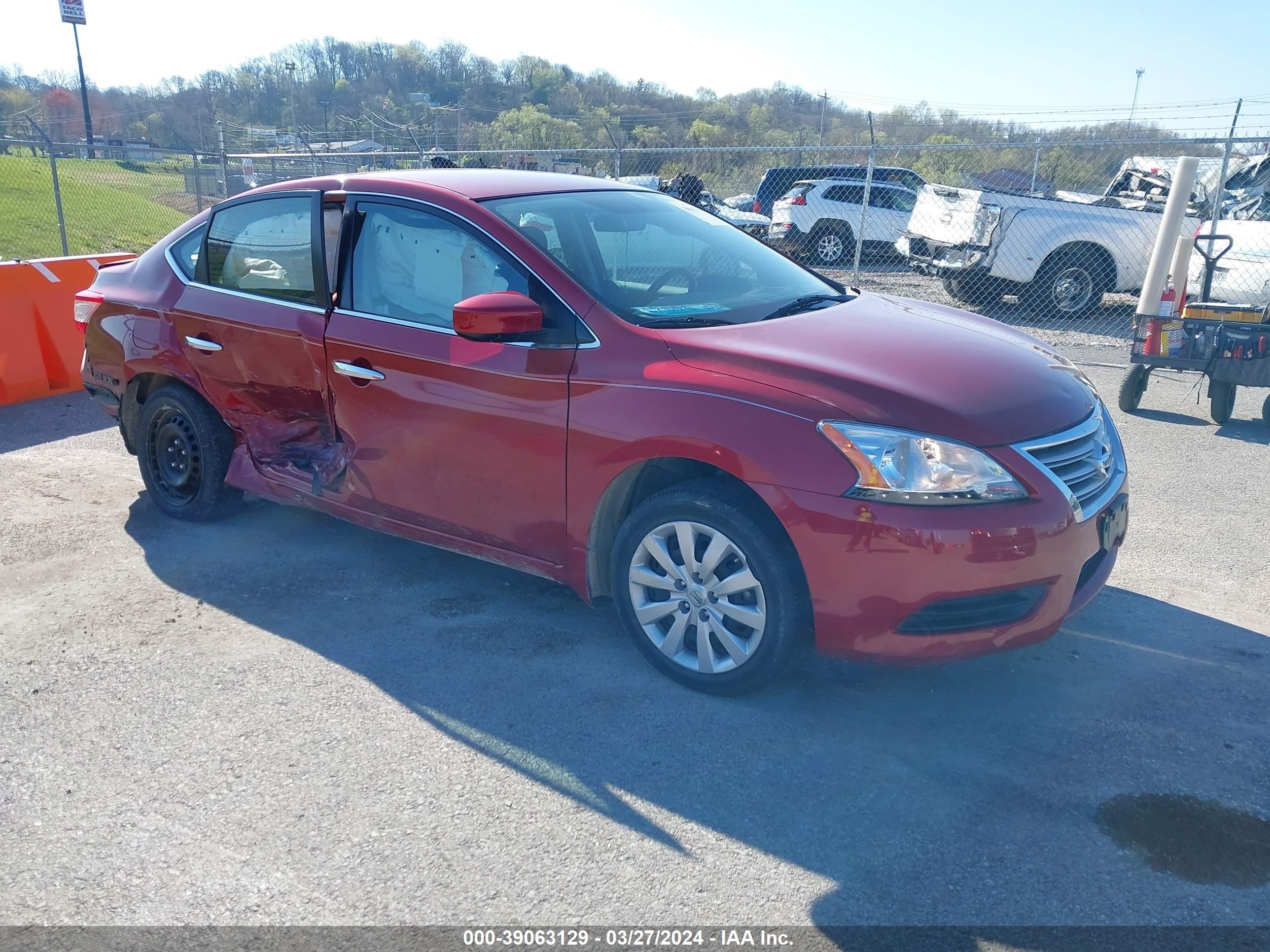 NISSAN SENTRA 2014 3n1ab7ap3ey307231