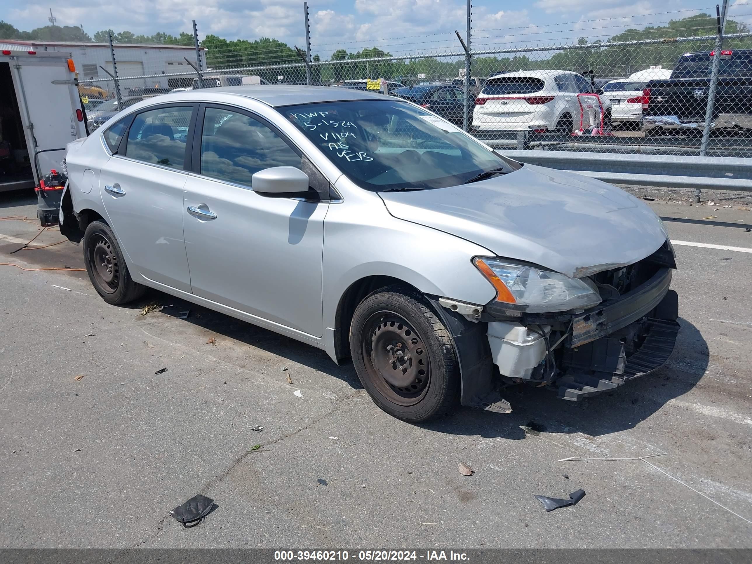 NISSAN SENTRA 2015 3n1ab7ap3fy311104