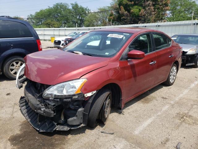 NISSAN SENTRA S 2015 3n1ab7ap3fy376325