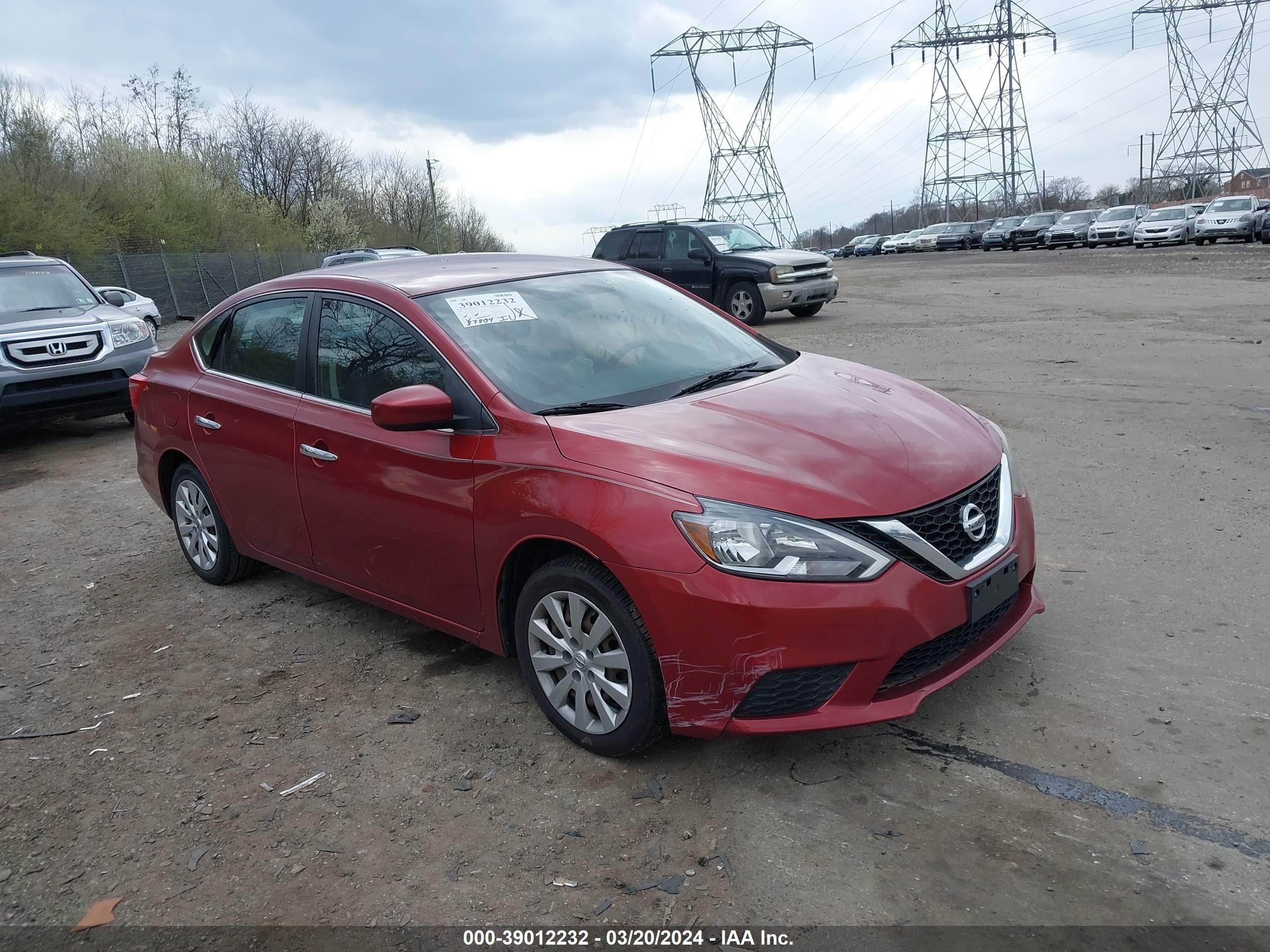 NISSAN SENTRA 2016 3n1ab7ap3gl683377