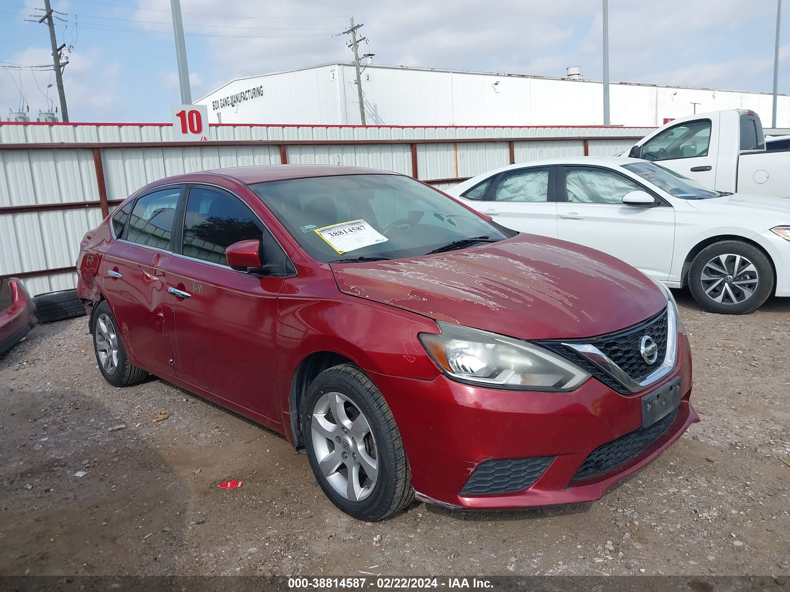 NISSAN SENTRA 2016 3n1ab7ap3gy295567