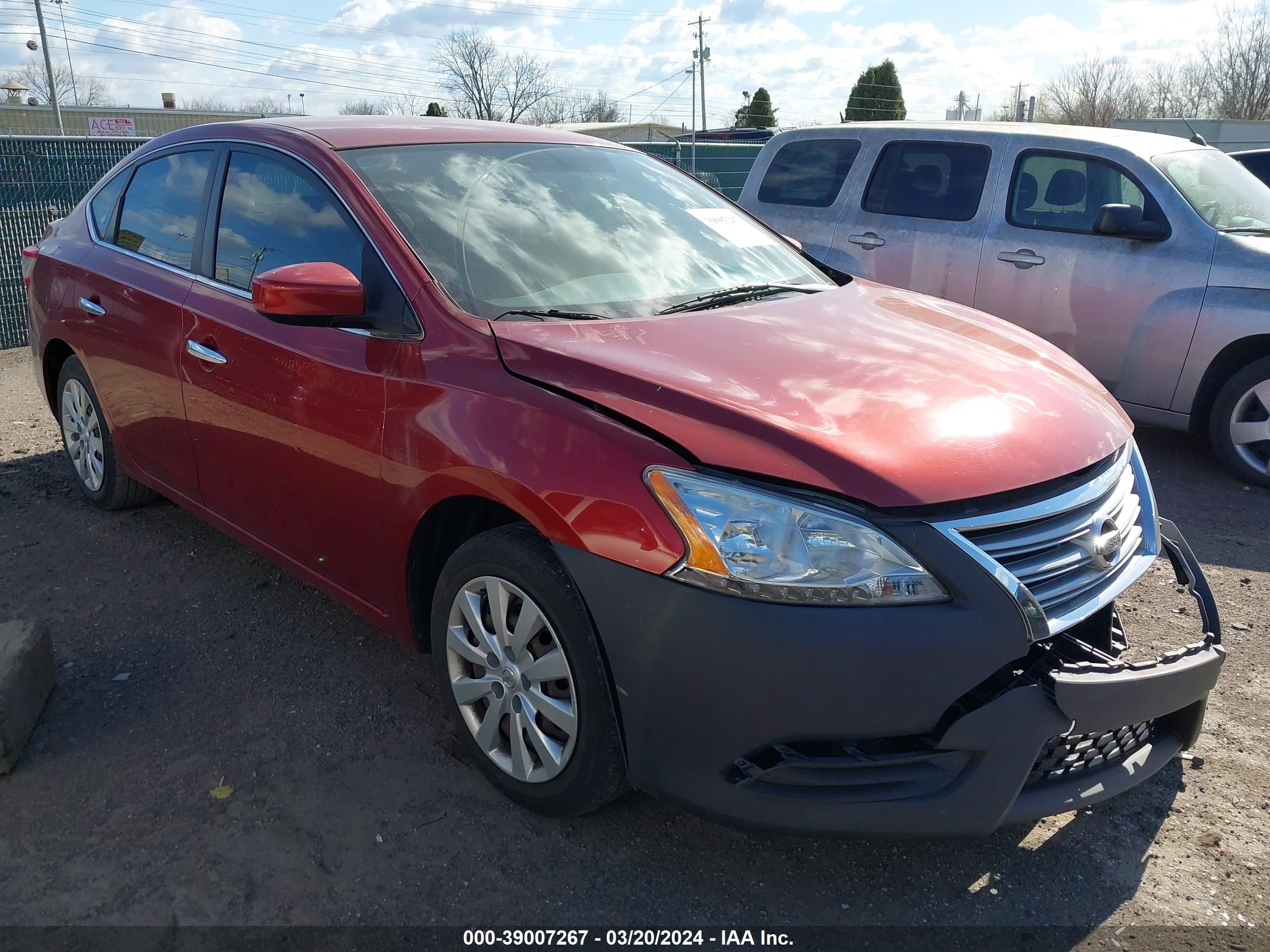 NISSAN SENTRA 2014 3n1ab7ap4ey272604