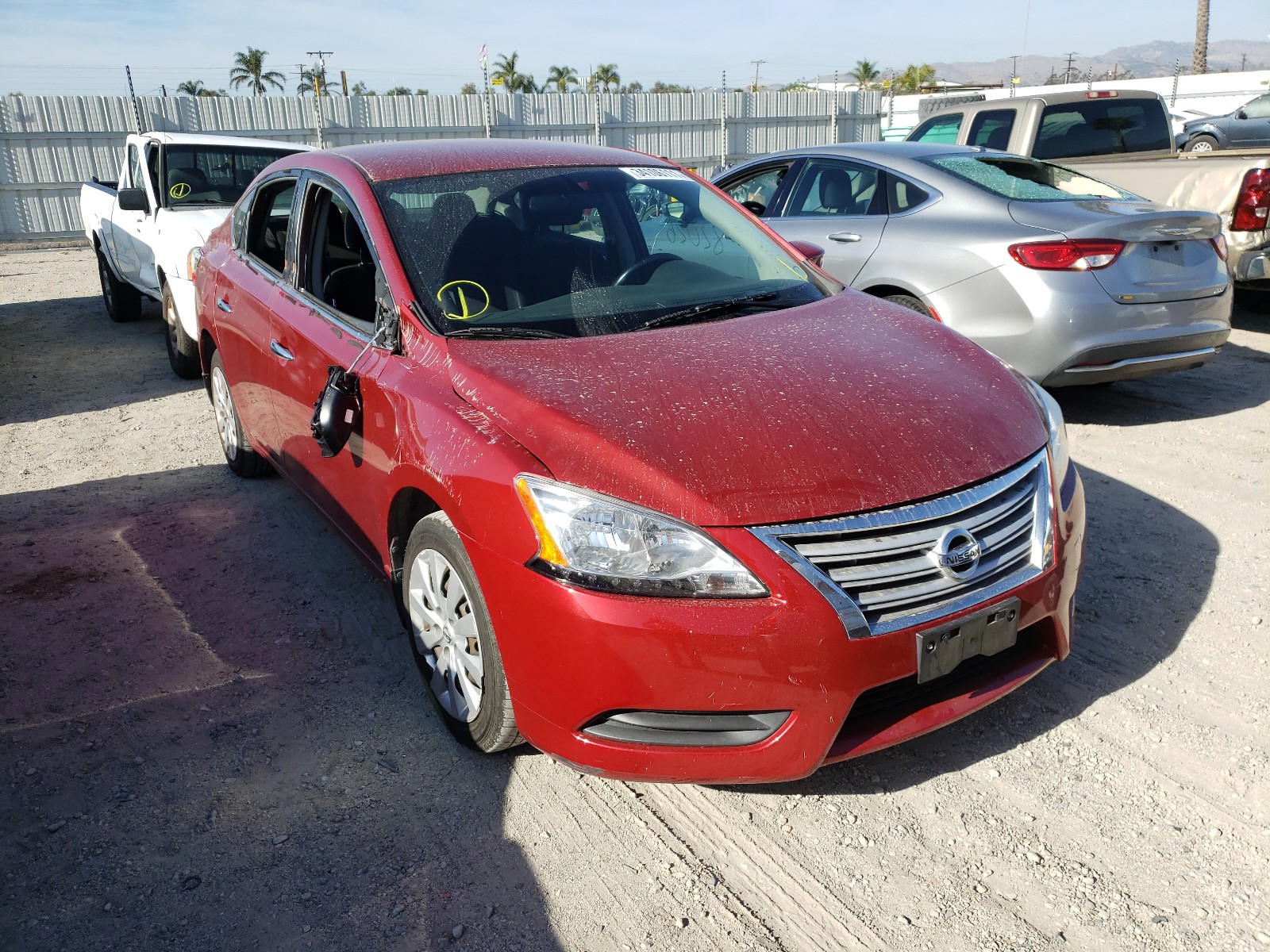 NISSAN SENTRA S 2014 3n1ab7ap4ey288320