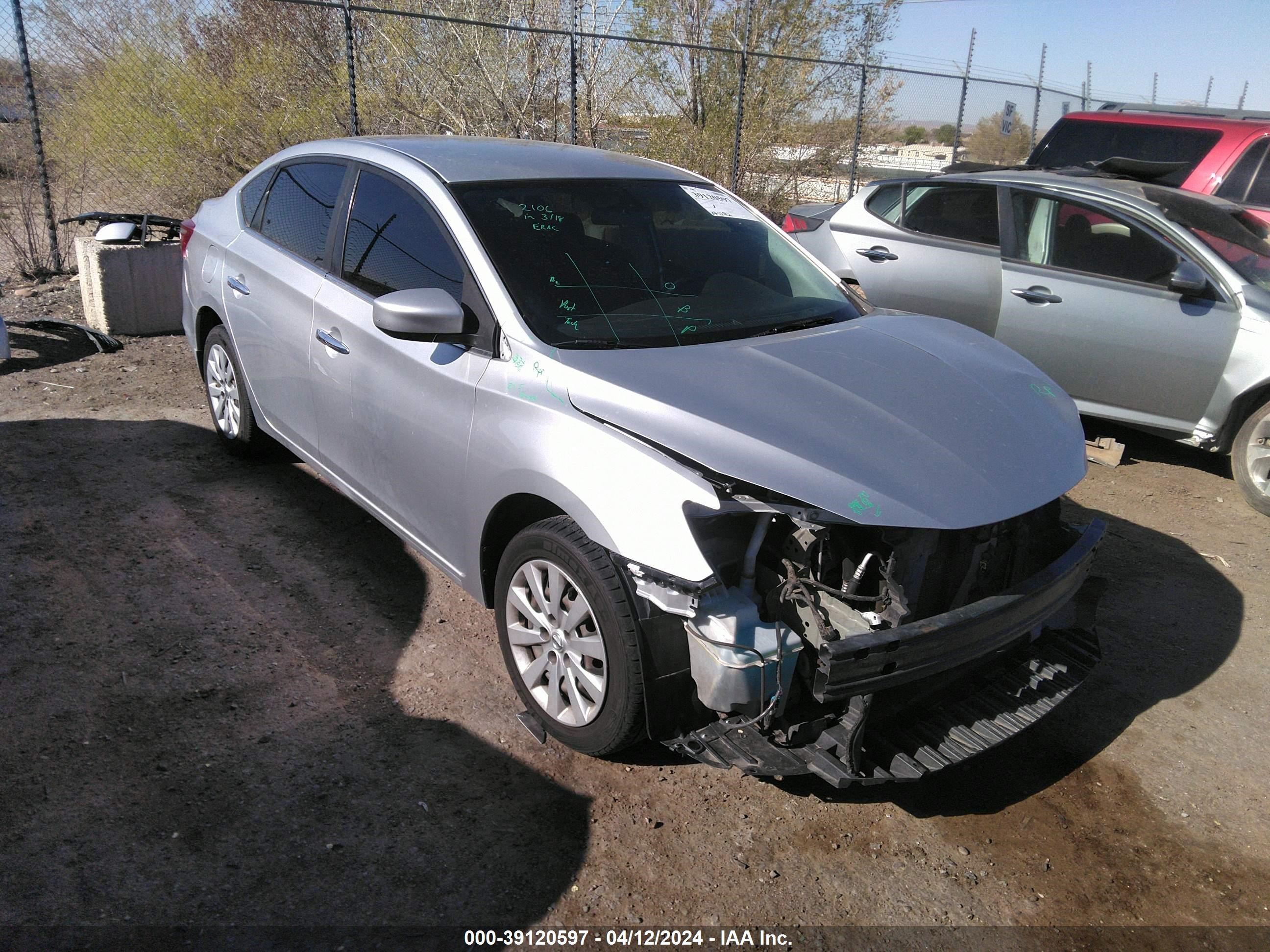 NISSAN SENTRA 2016 3n1ab7ap4gy333985