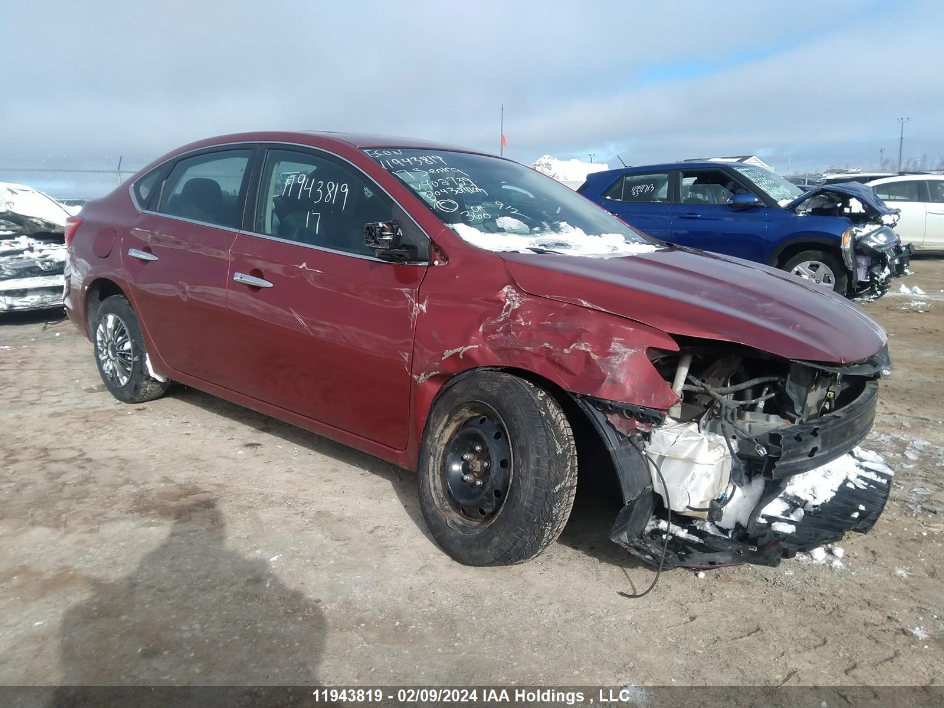 NISSAN SENTRA 2017 3n1ab7ap4hy402739