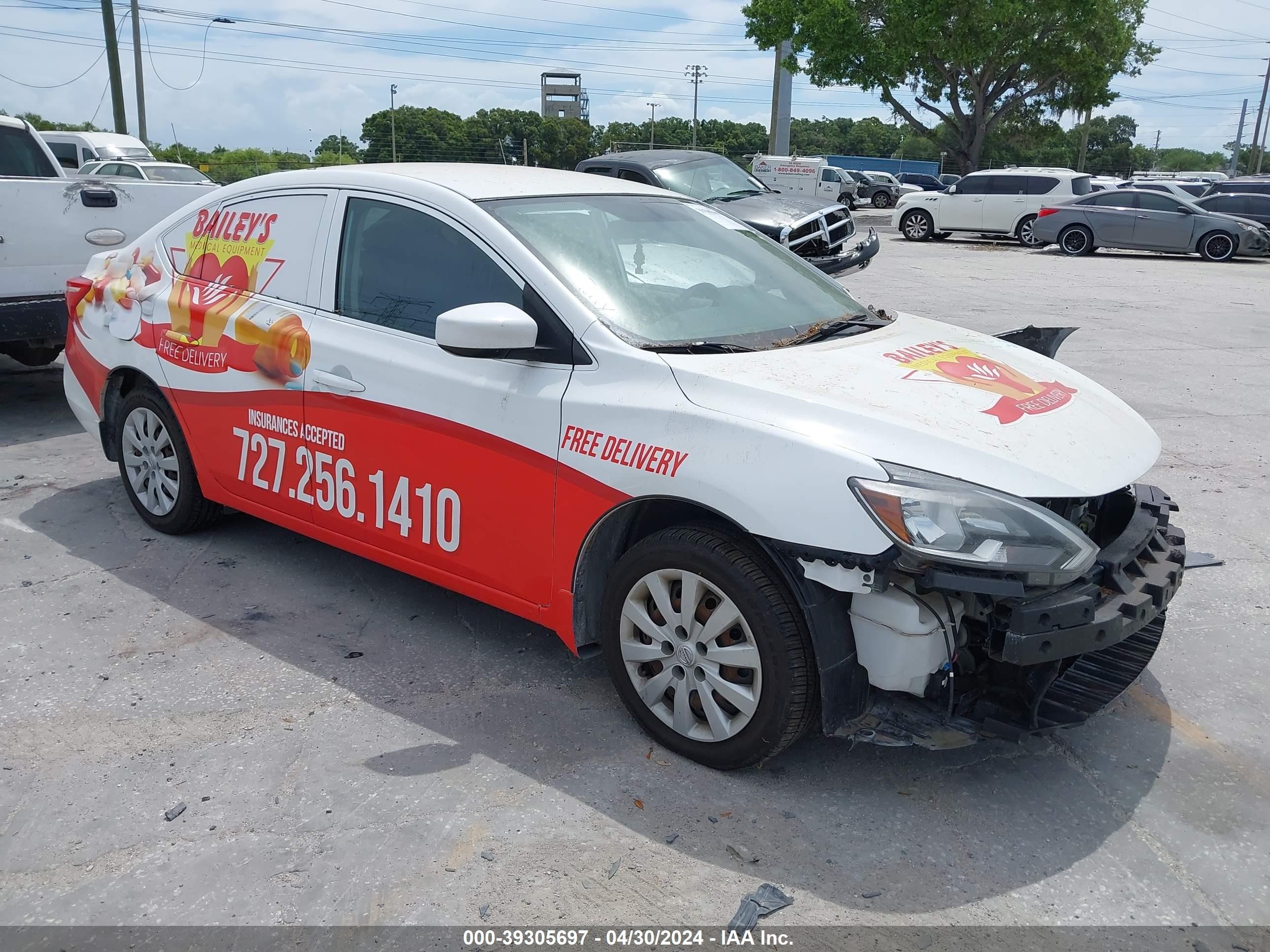 NISSAN SENTRA 2019 3n1ab7ap4ky236584