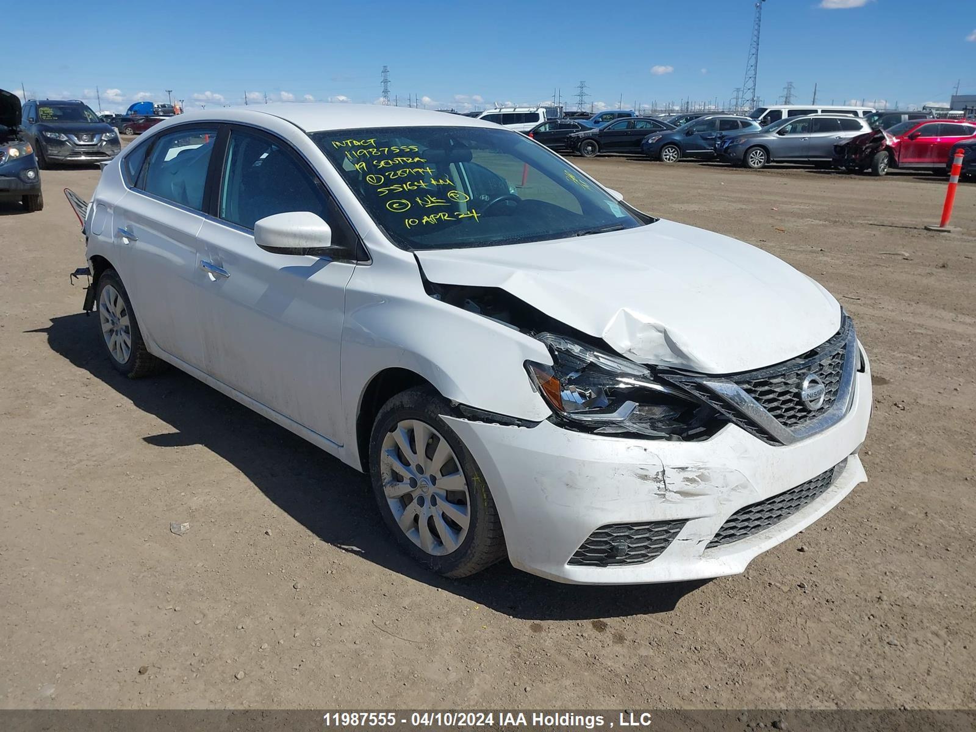 NISSAN SENTRA 2019 3n1ab7ap4ky287194