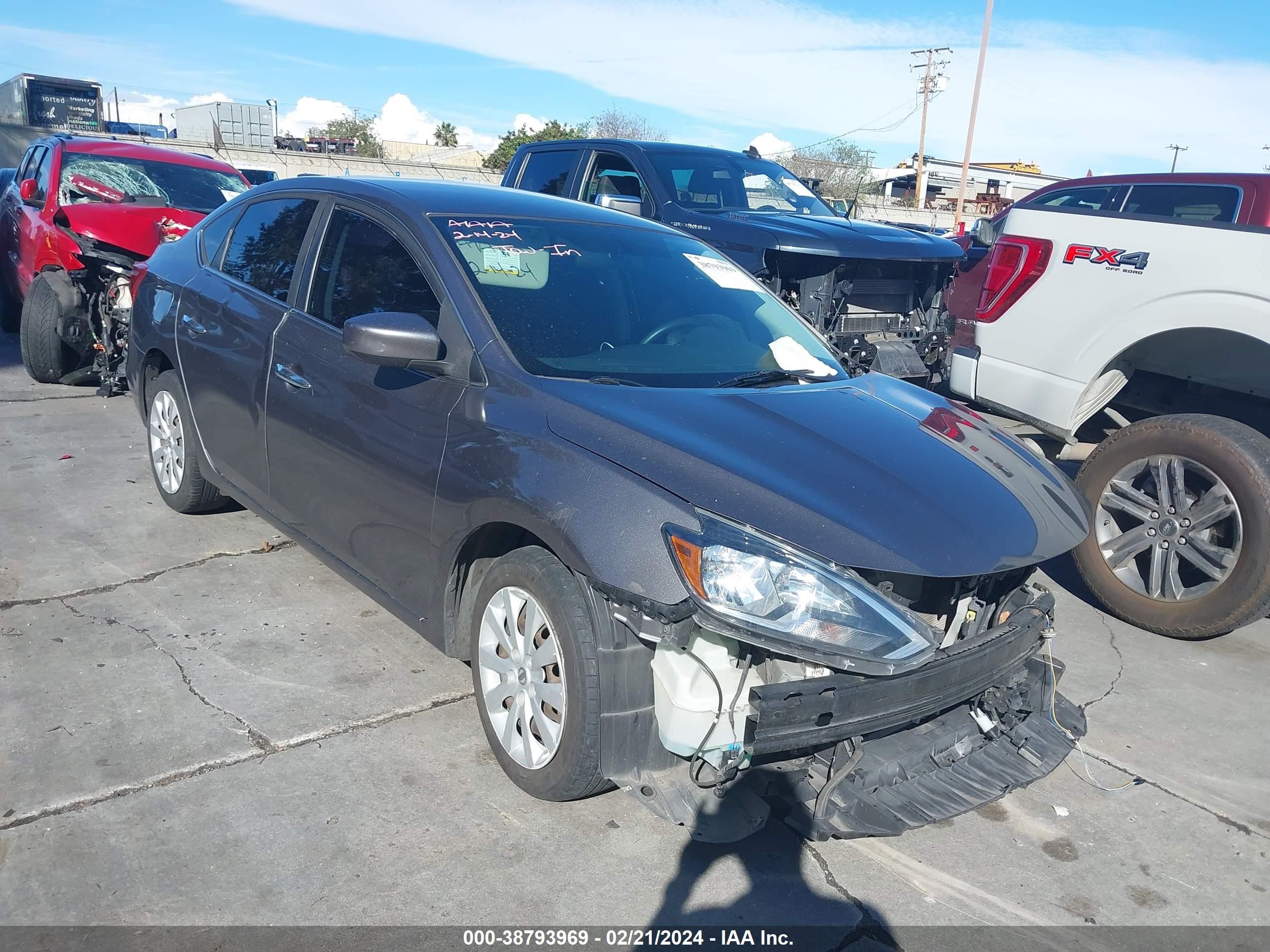 NISSAN SENTRA 2019 3n1ab7ap4ky298504