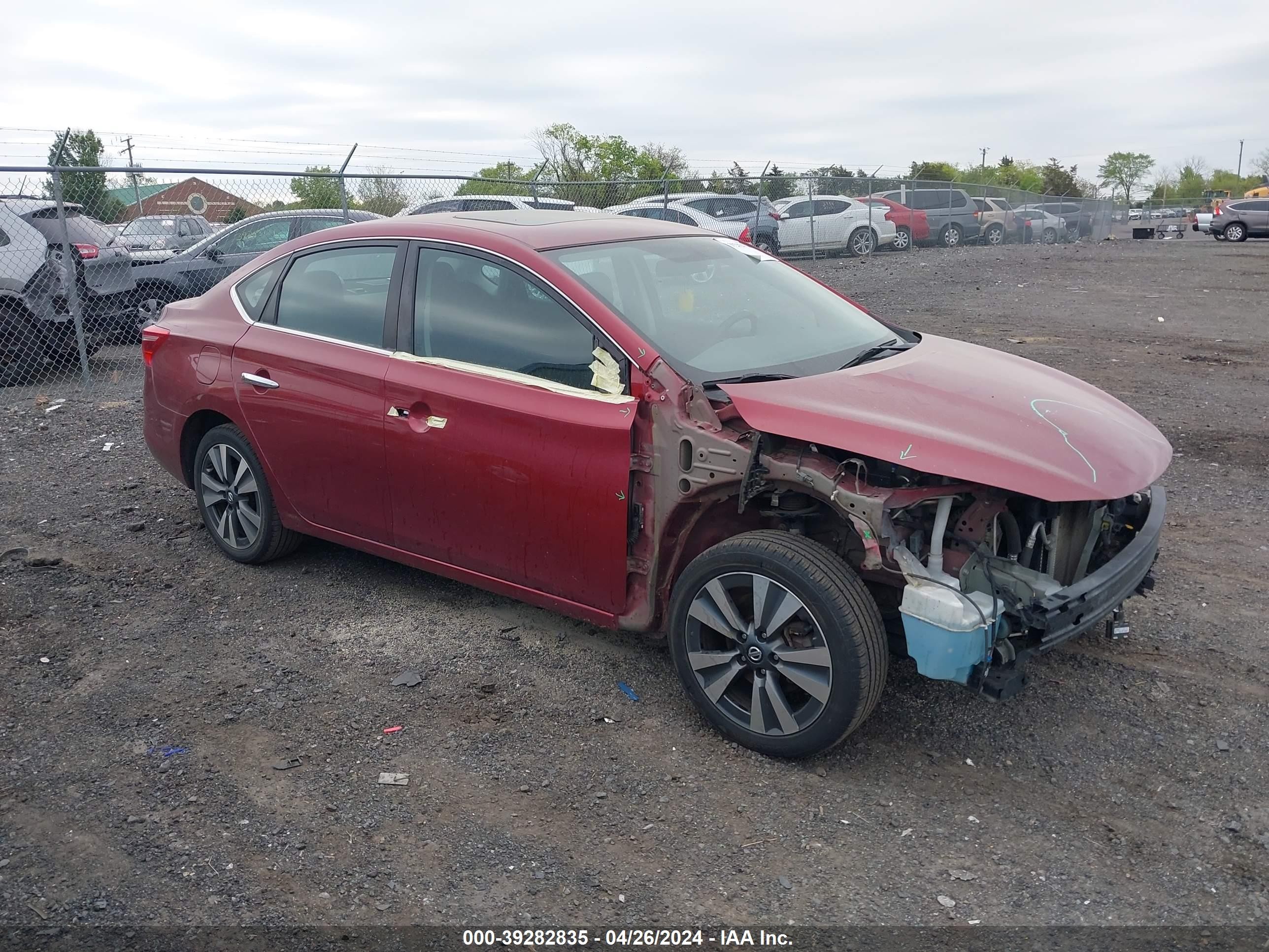 NISSAN SENTRA 2019 3n1ab7ap4ky388204