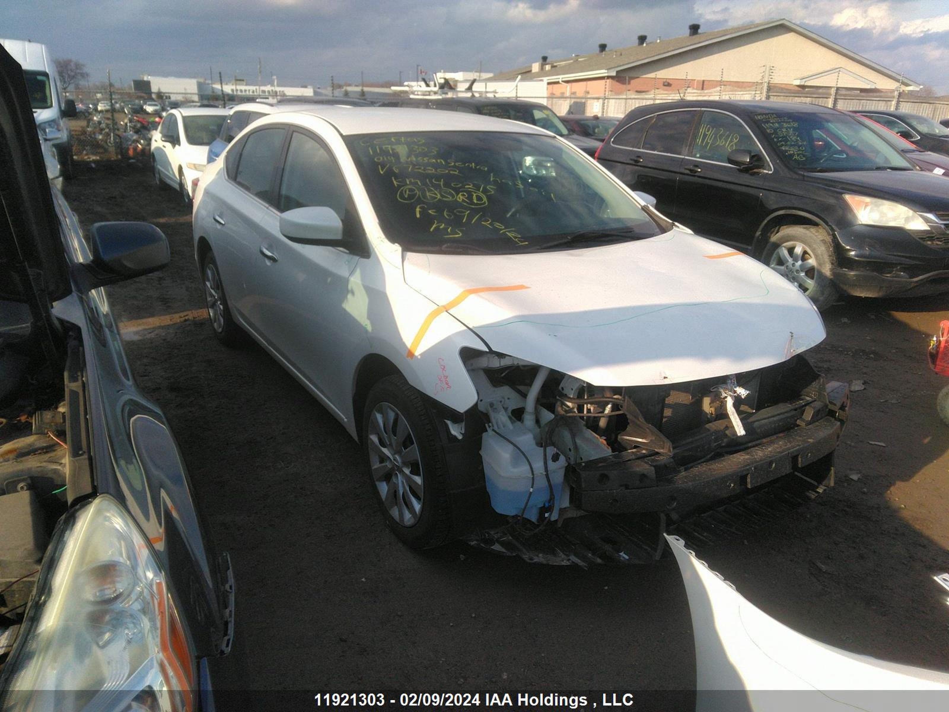 NISSAN SENTRA 2014 3n1ab7ap5el672202