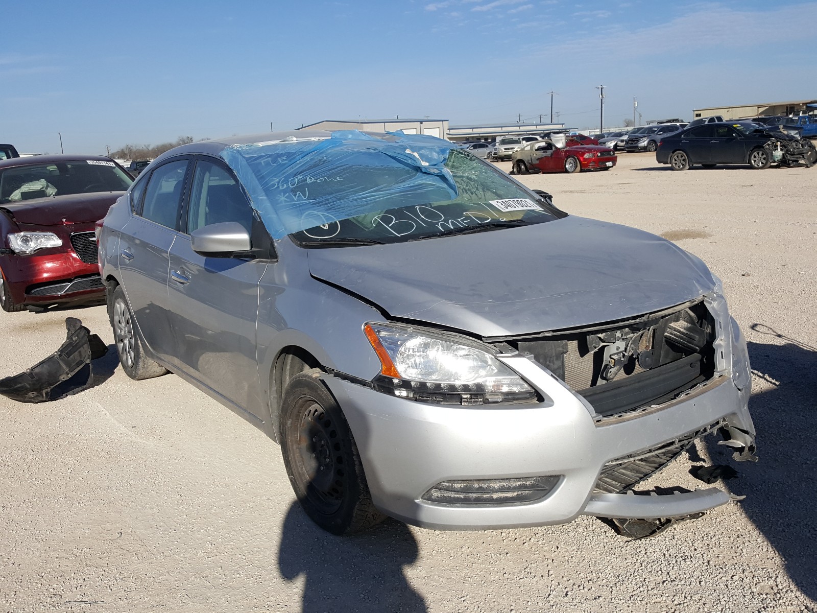 NISSAN SENTRA S 2015 3n1ab7ap5fy232792