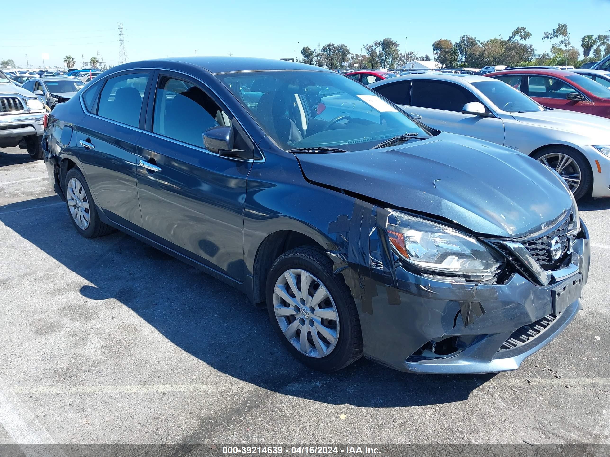 NISSAN SENTRA 2016 3n1ab7ap5gl654480