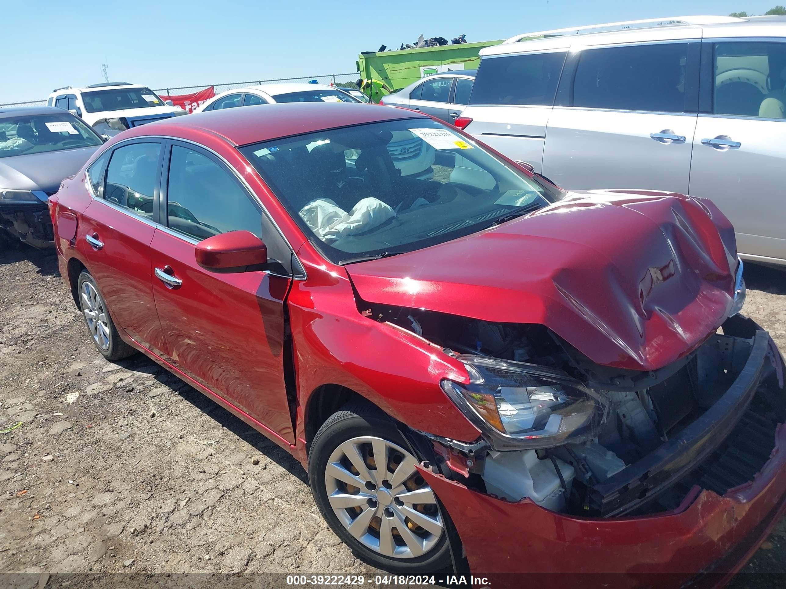 NISSAN SENTRA 2016 3n1ab7ap5gy335003