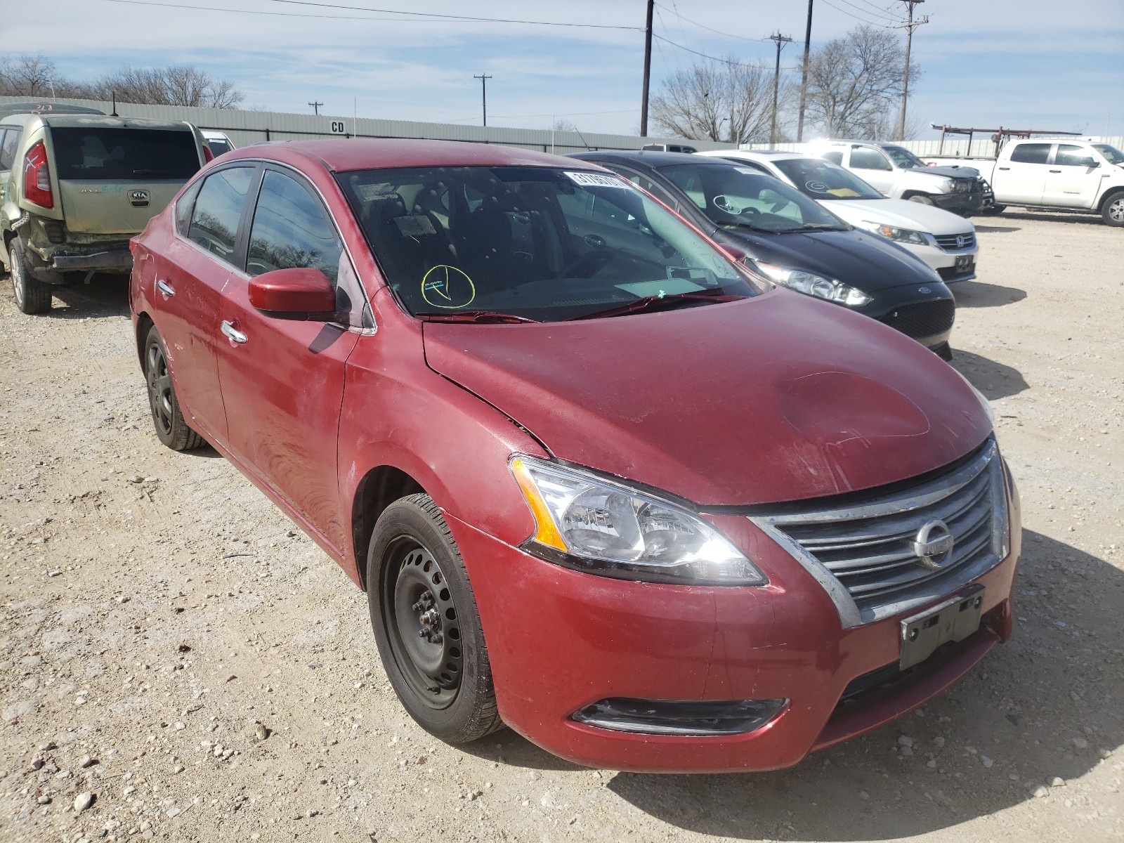 NISSAN SENTRA S 2014 3n1ab7ap6ey230600