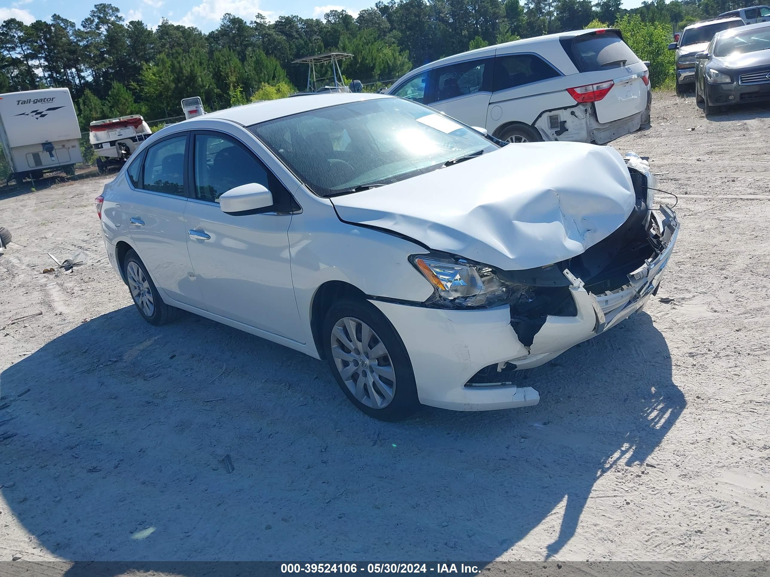 NISSAN SENTRA 2014 3n1ab7ap6ey243234