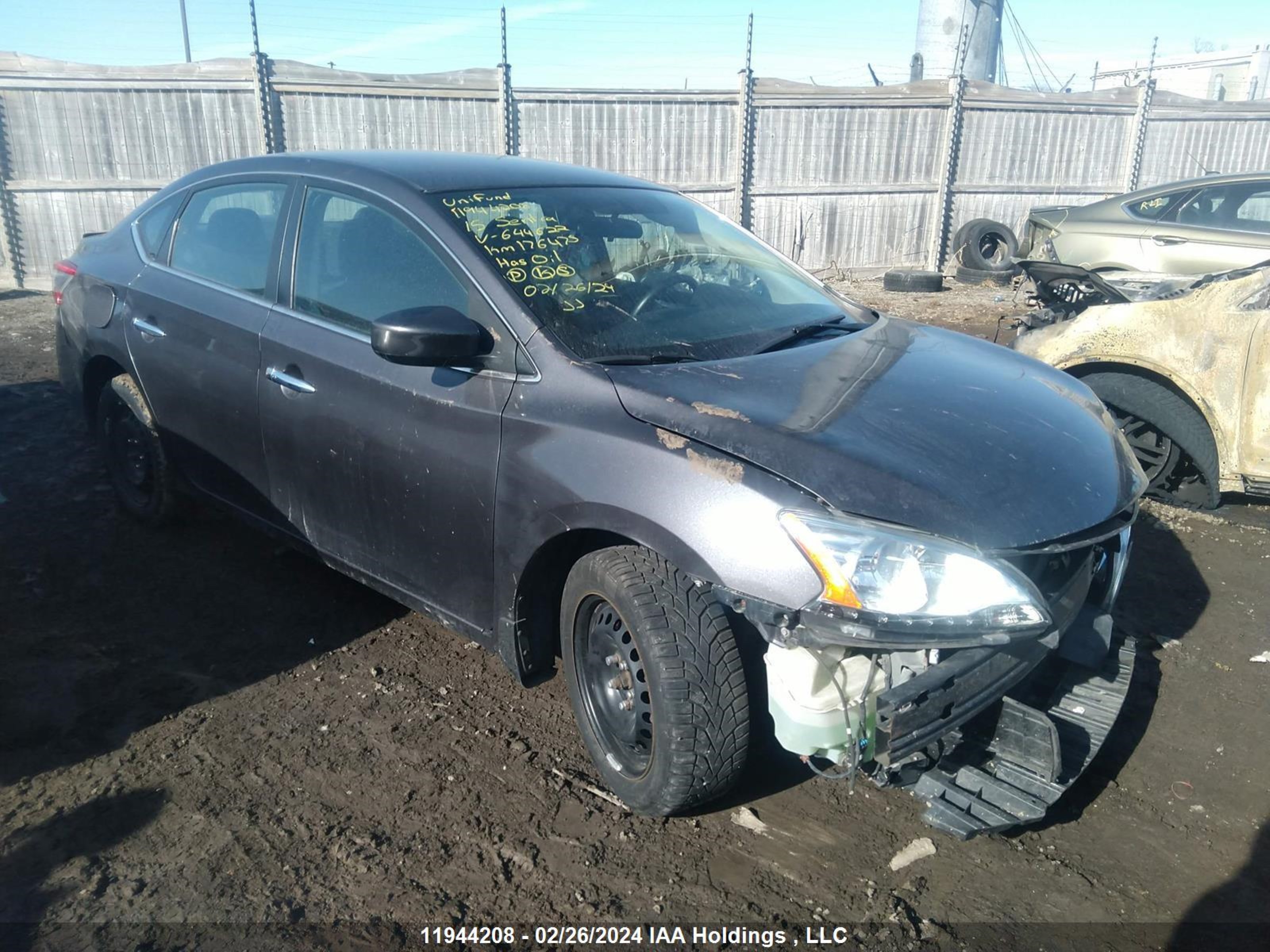 NISSAN SENTRA 2015 3n1ab7ap6fl644622