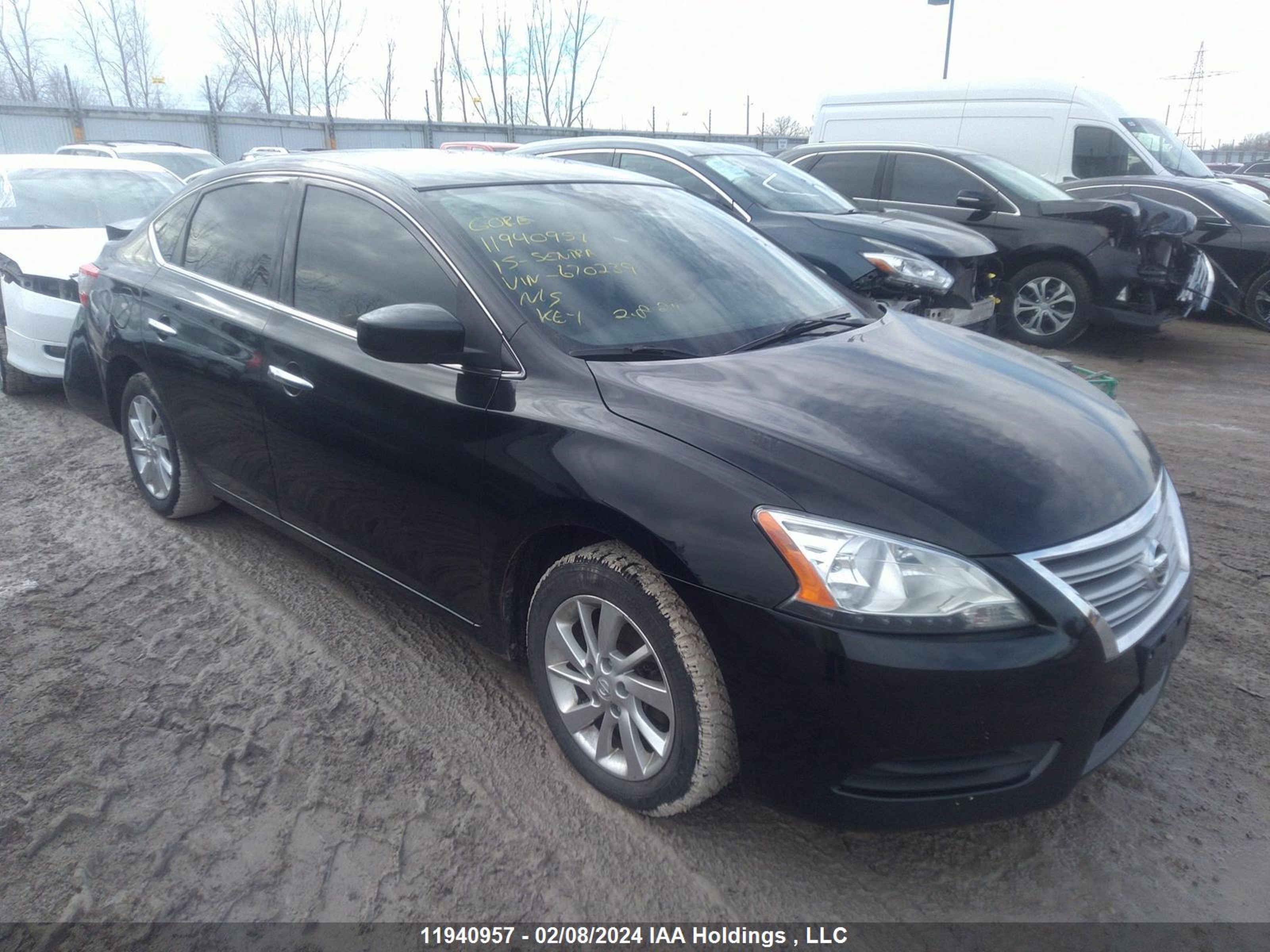 NISSAN SENTRA 2015 3n1ab7ap6fl670329